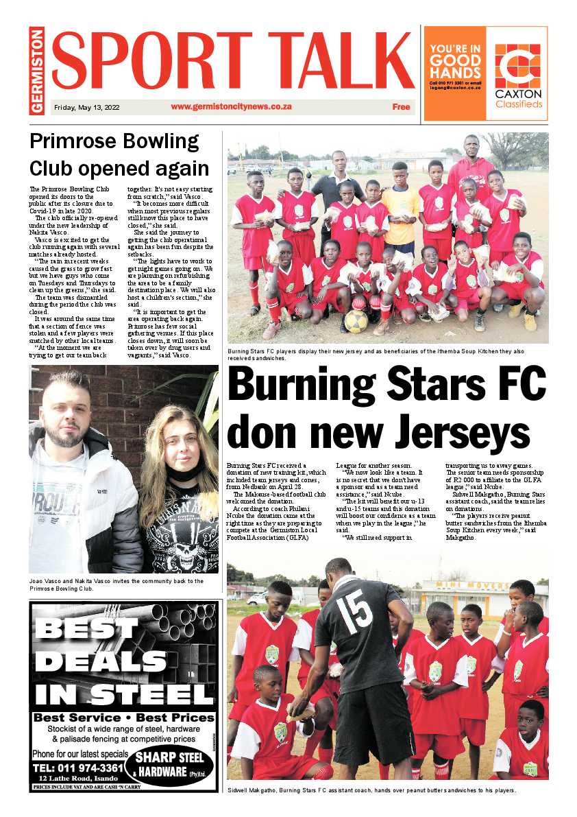Germiston City News 13 May 2022 page 8