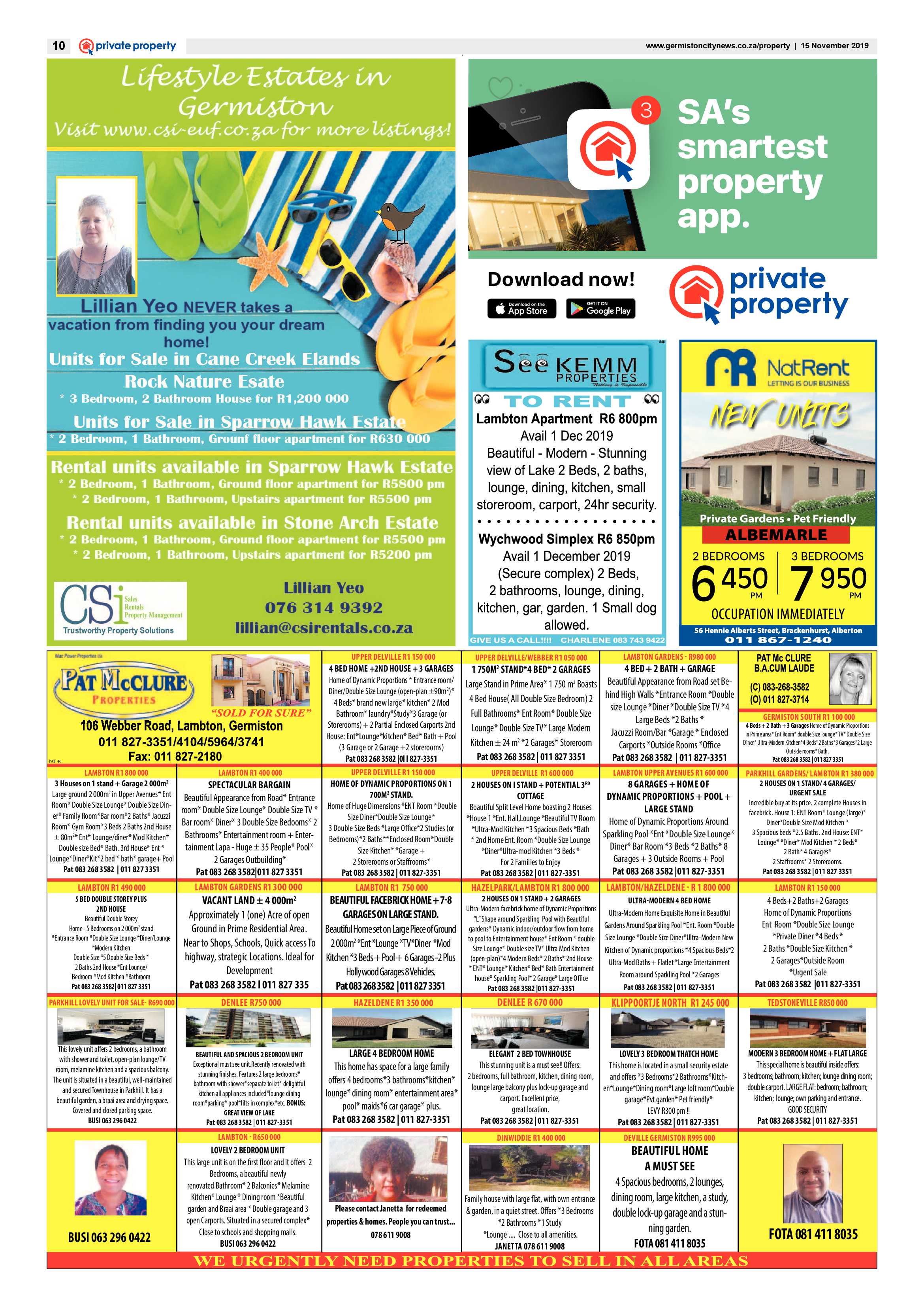 Germiston City News 13 November 2019 page 10