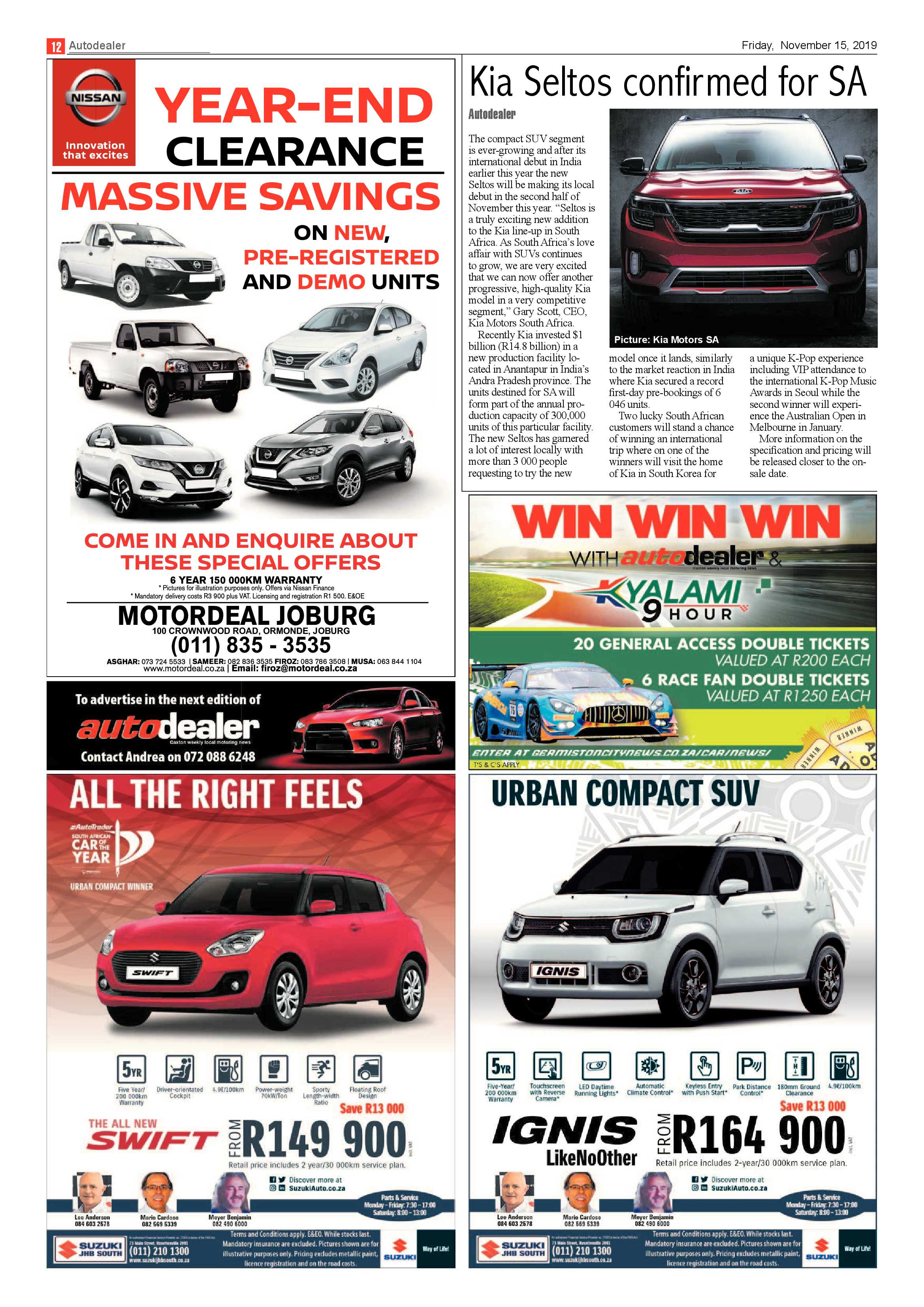 Germiston City News 13 November 2019 page 12