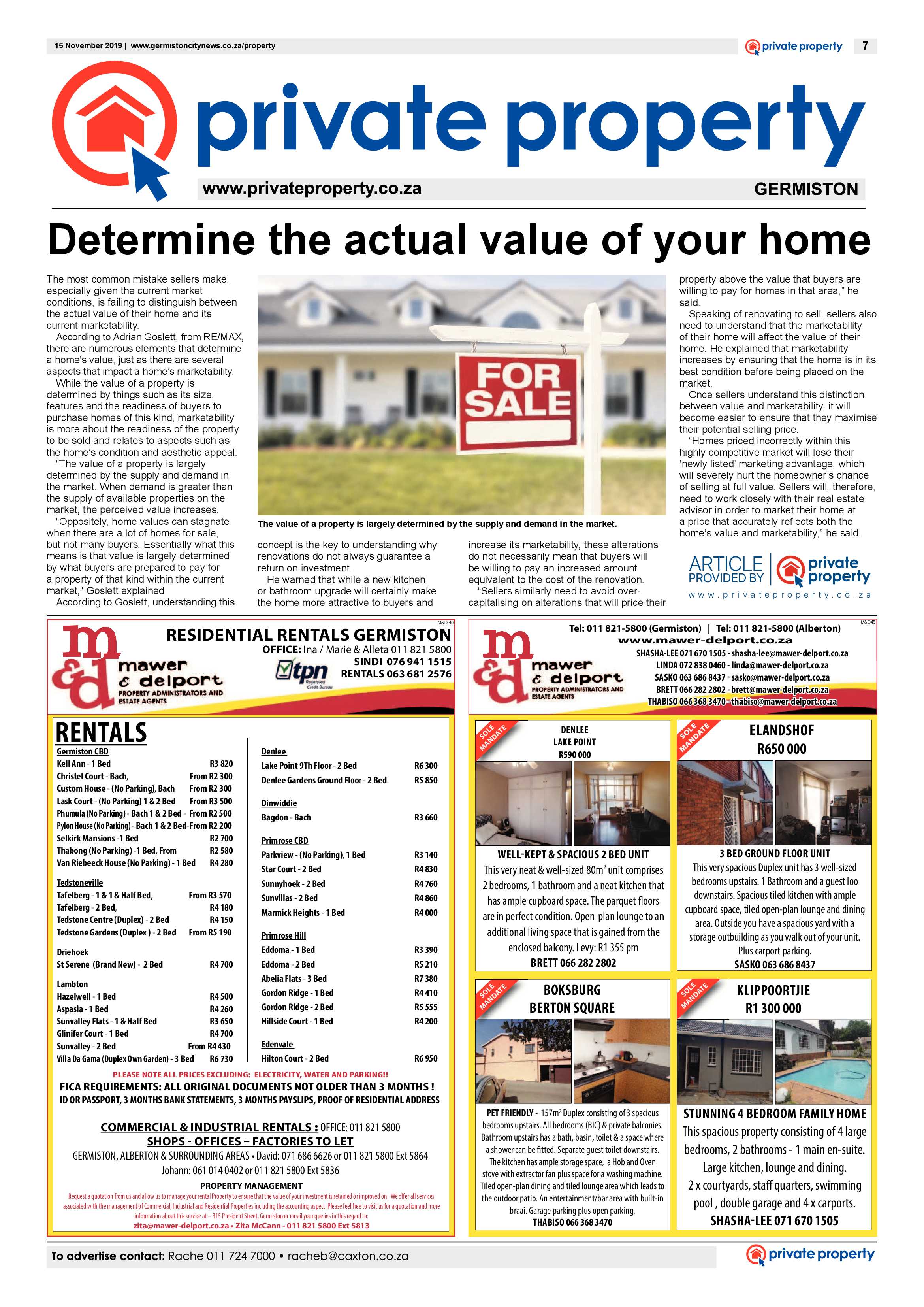 Germiston City News 13 November 2019 page 7