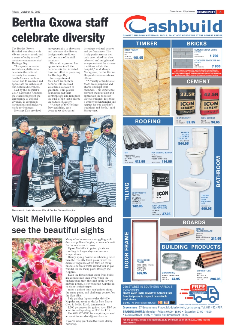 Germiston City News 13 October 2023 page 5