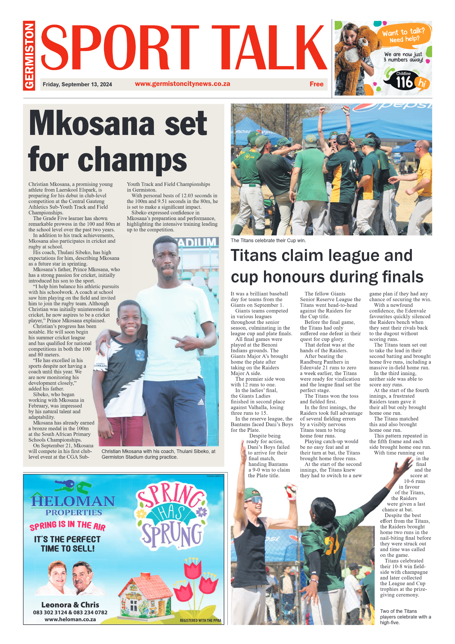 Germiston City News 13 September 2024 page 8