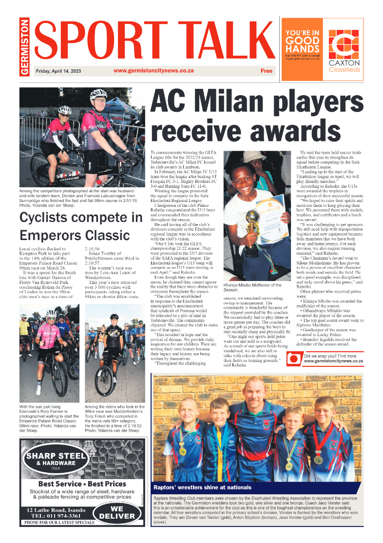 Germiston City News 14 April 2023 page 12