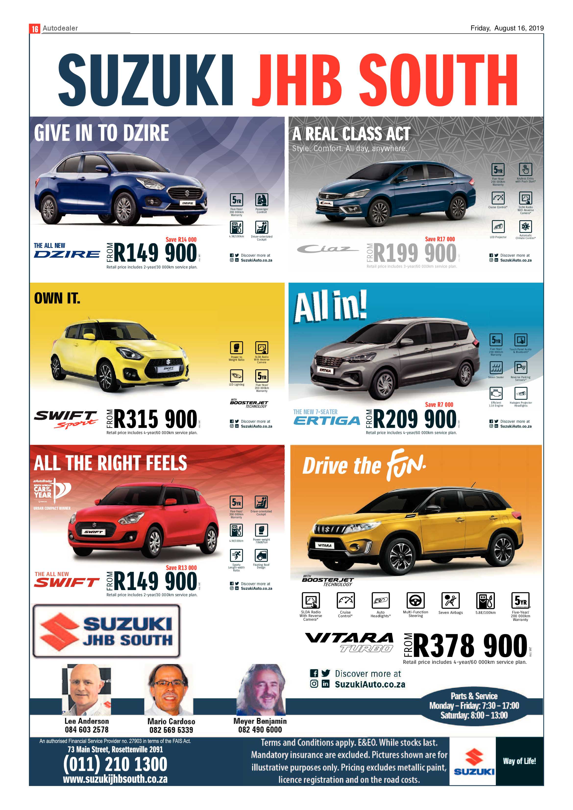 Germiston City News 14 August 2019 page 16