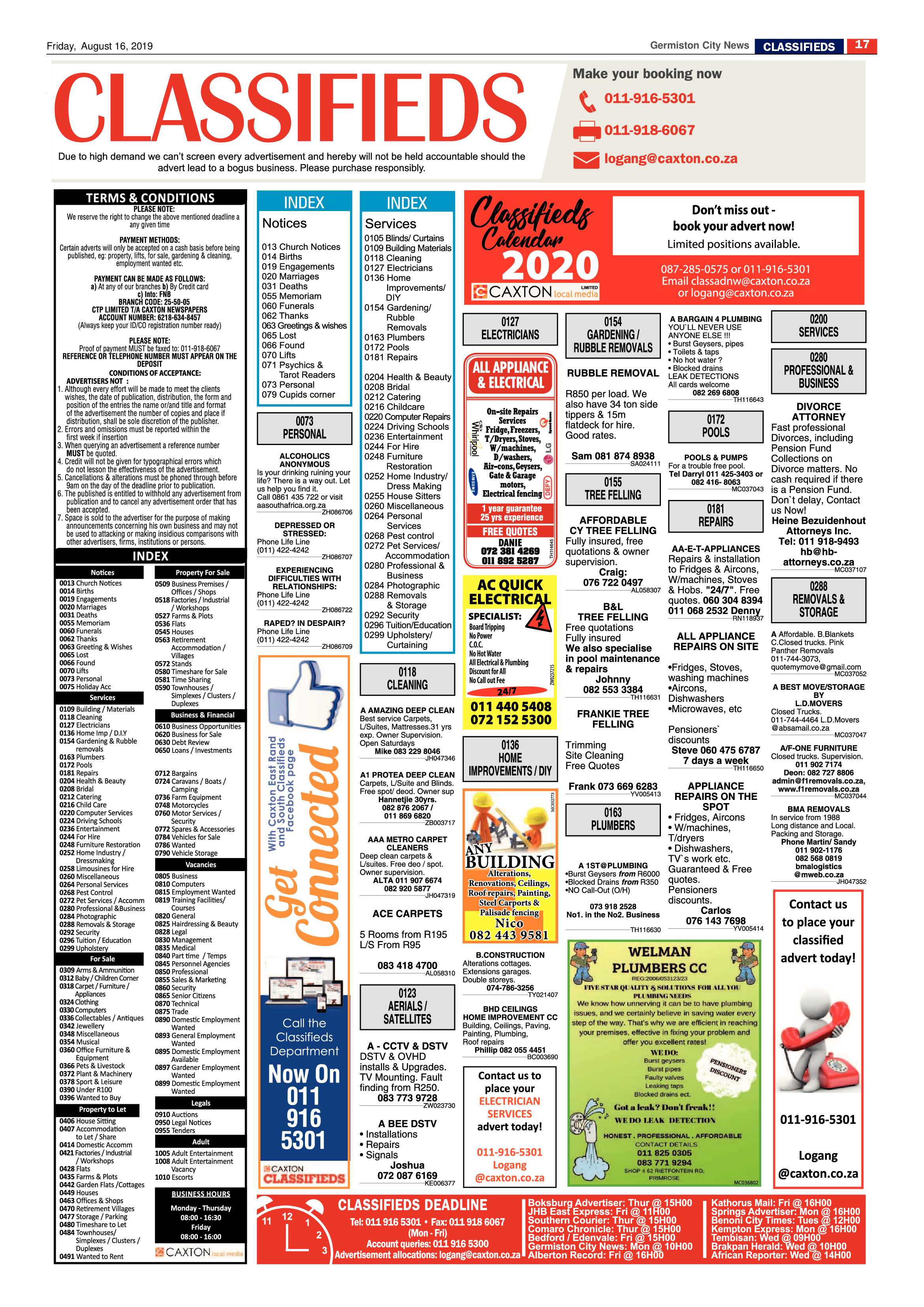Germiston City News 14 August 2019 page 17