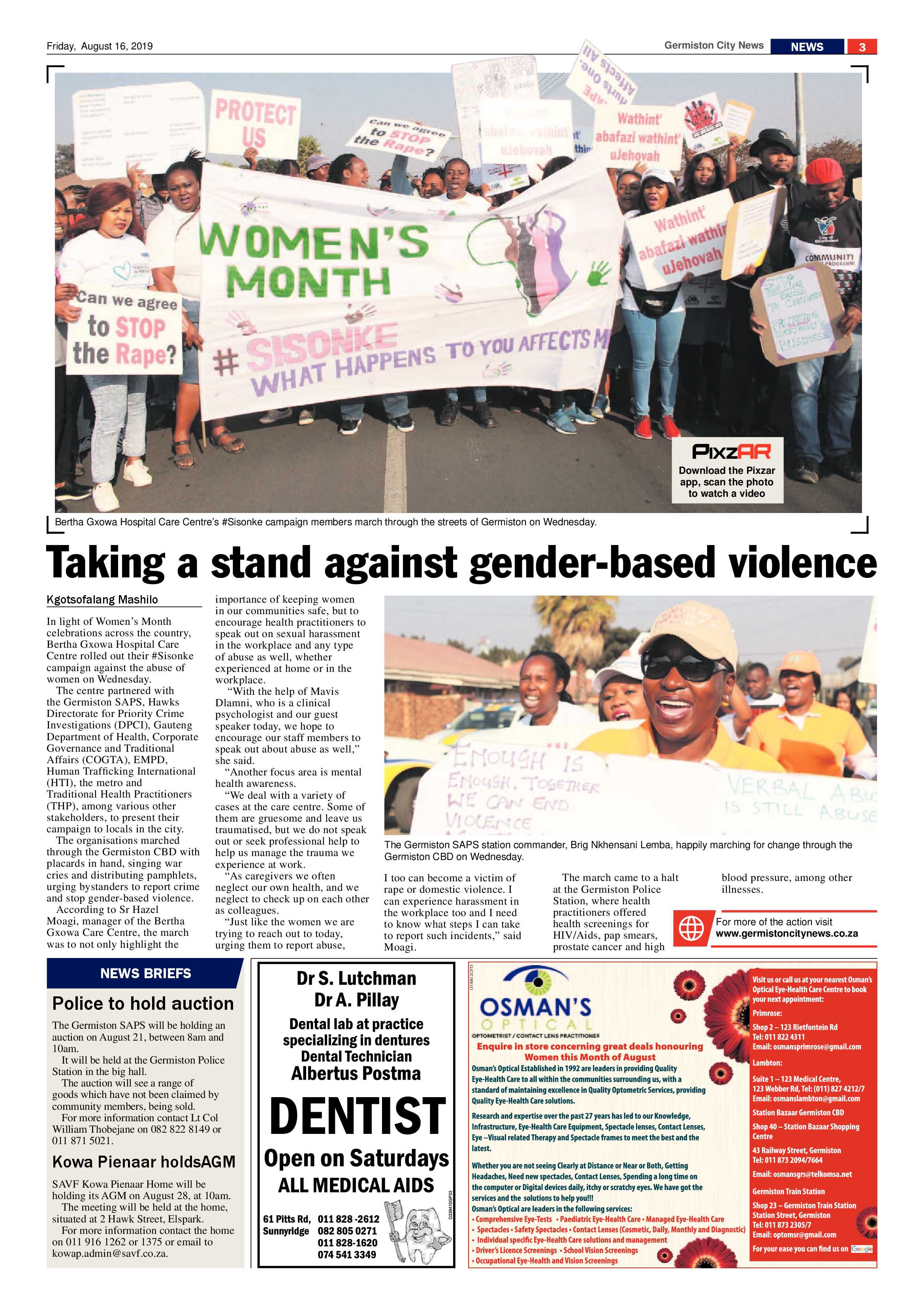 Germiston City News 14 August 2019 page 3