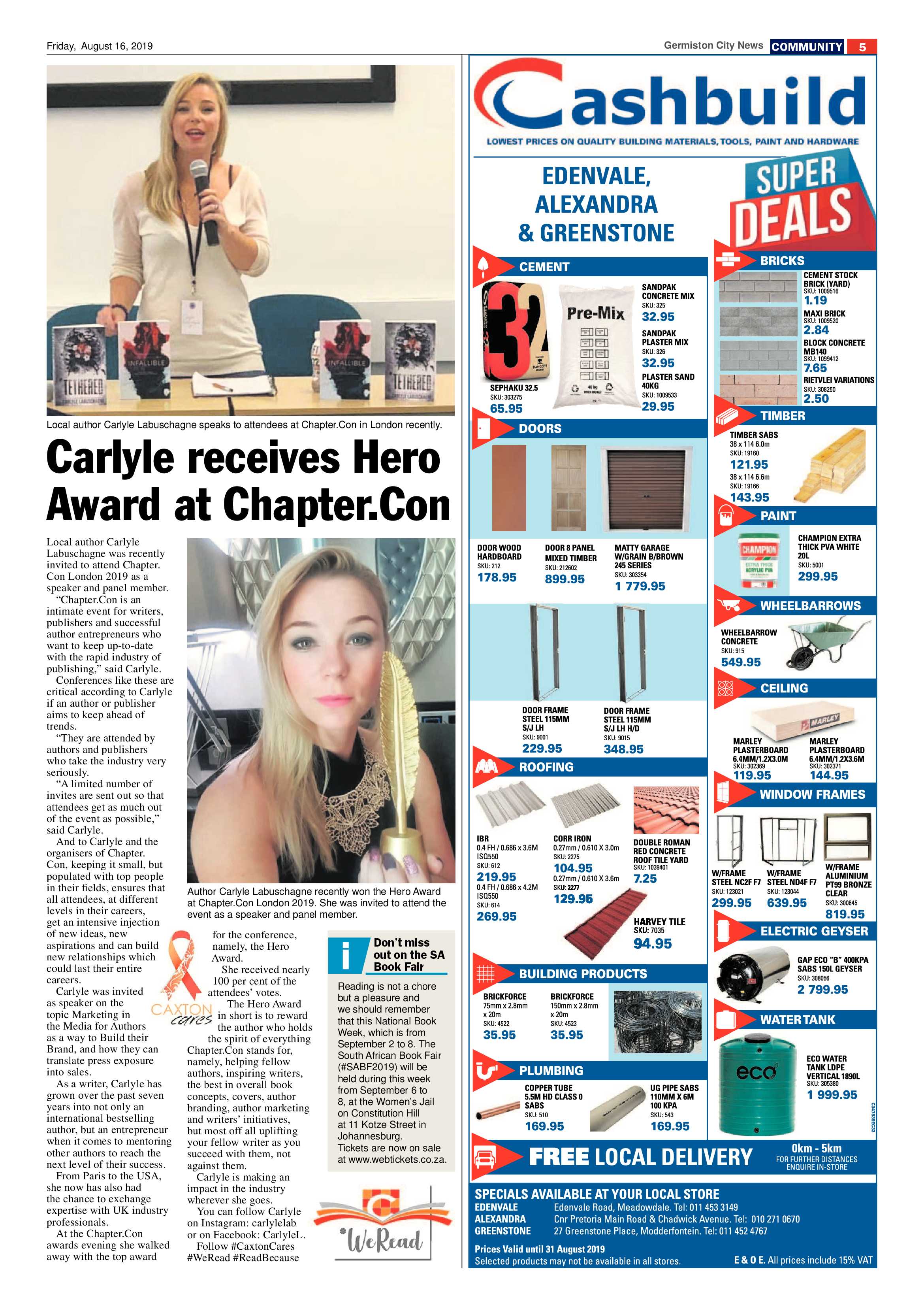 Germiston City News 14 August 2019 page 5