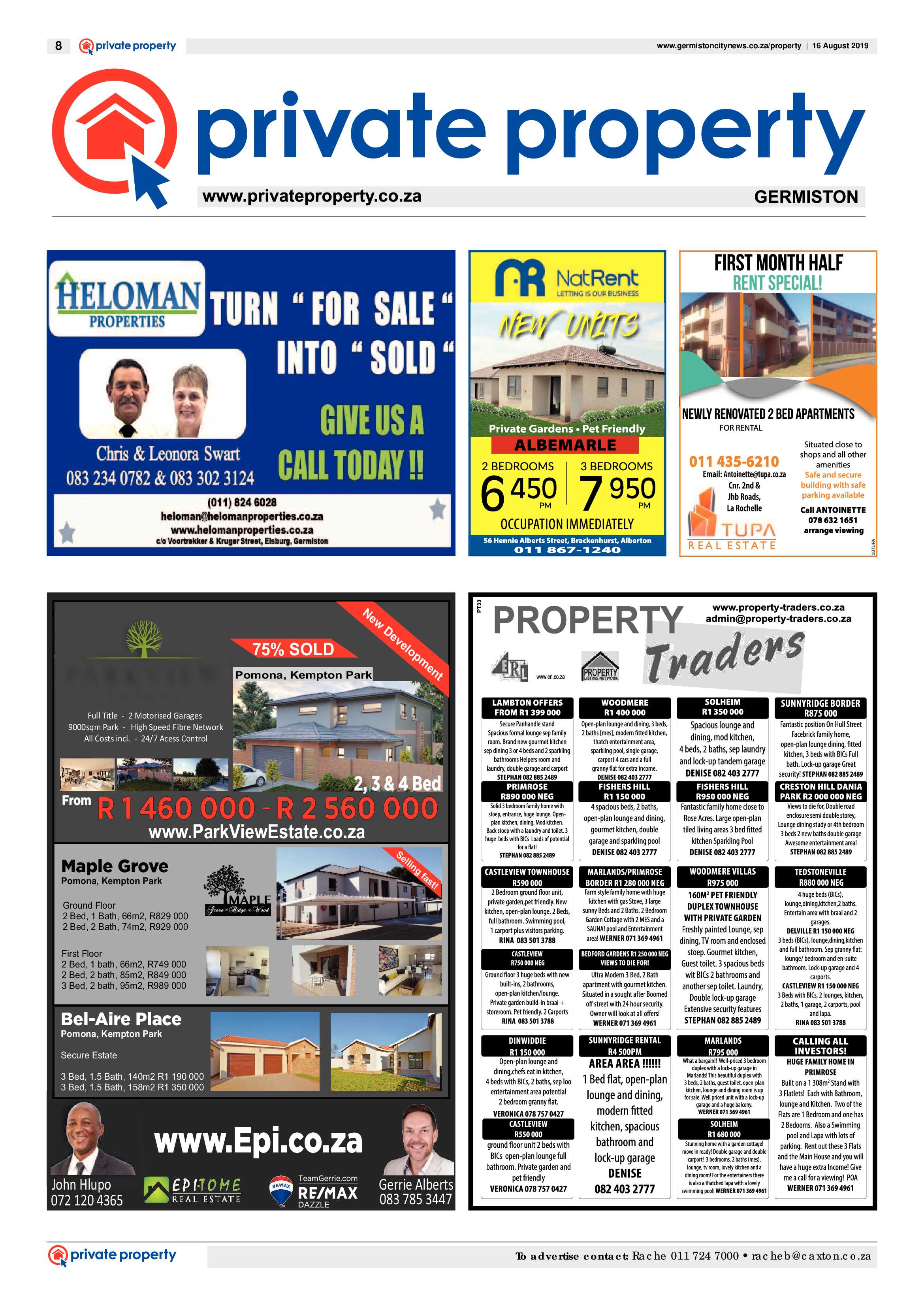 Germiston City News 14 August 2019 page 8