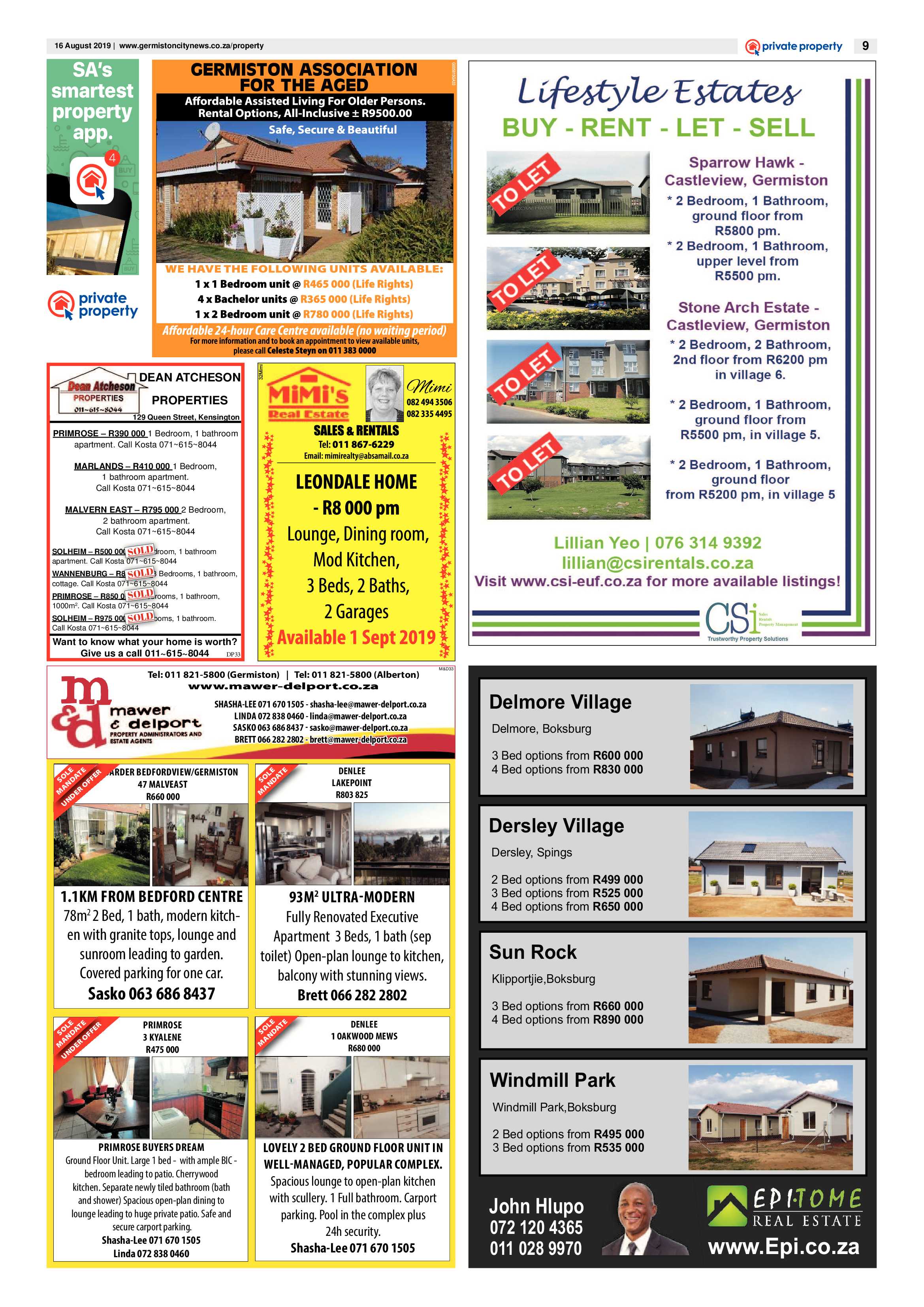 Germiston City News 14 August 2019 page 9