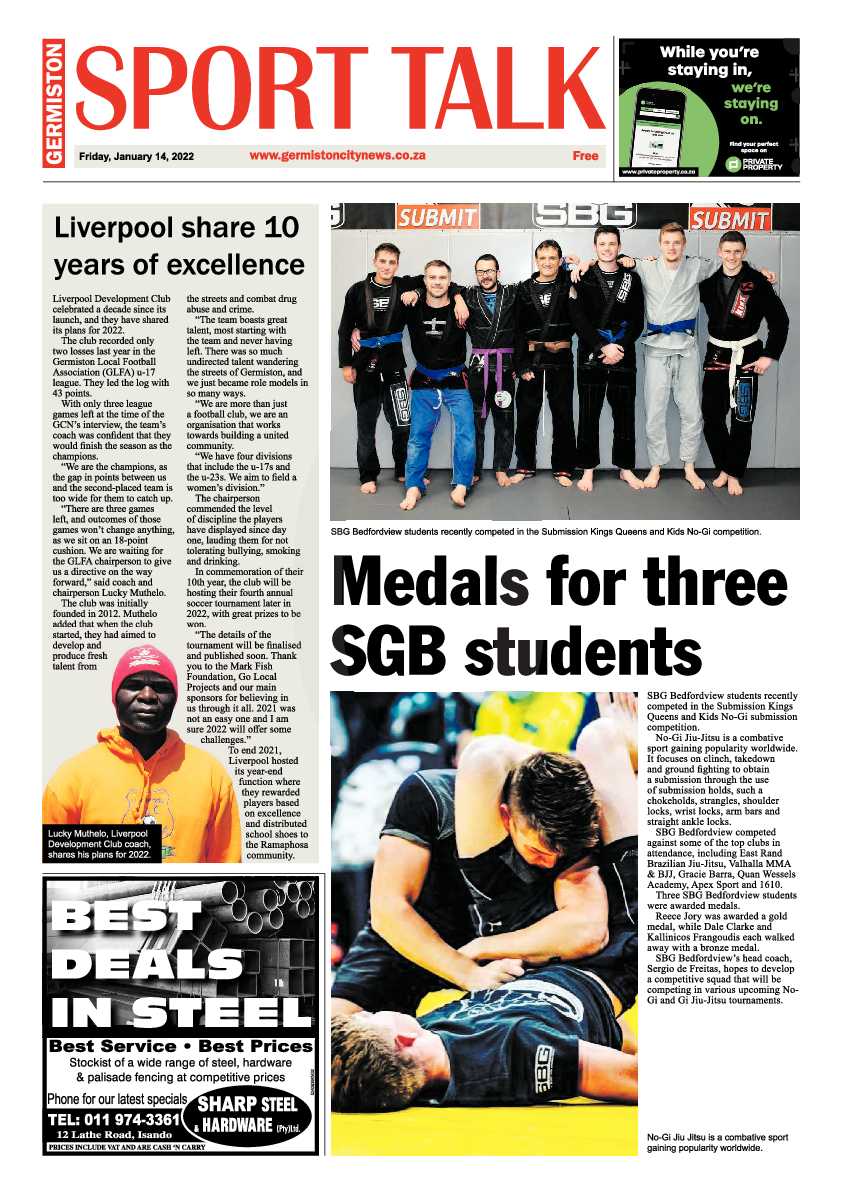 Germiston City News 14 January 2022 page 10