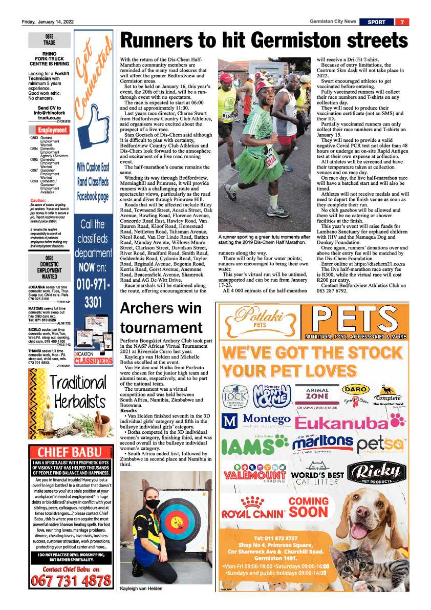 Germiston City News 14 January 2022 page 9