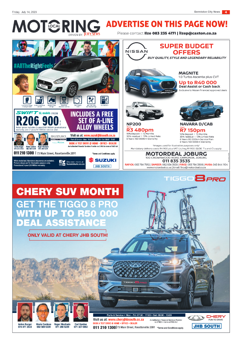 Germiston City News 14 July 2023 page 4