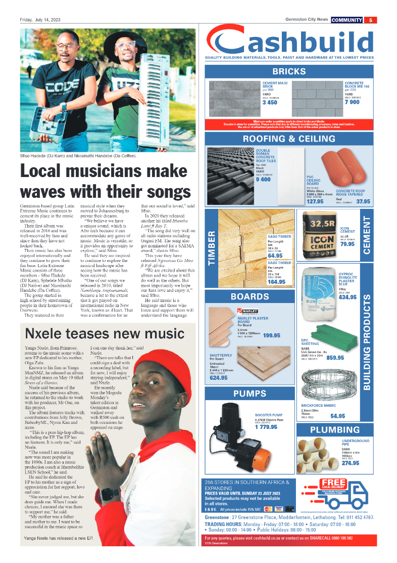 Germiston City News 14 July 2023 page 5