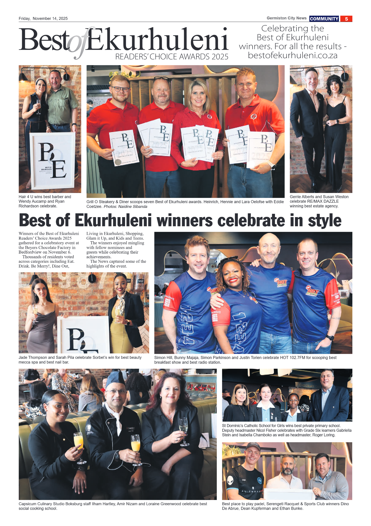 Germiston City News 14 November 2025 page 5