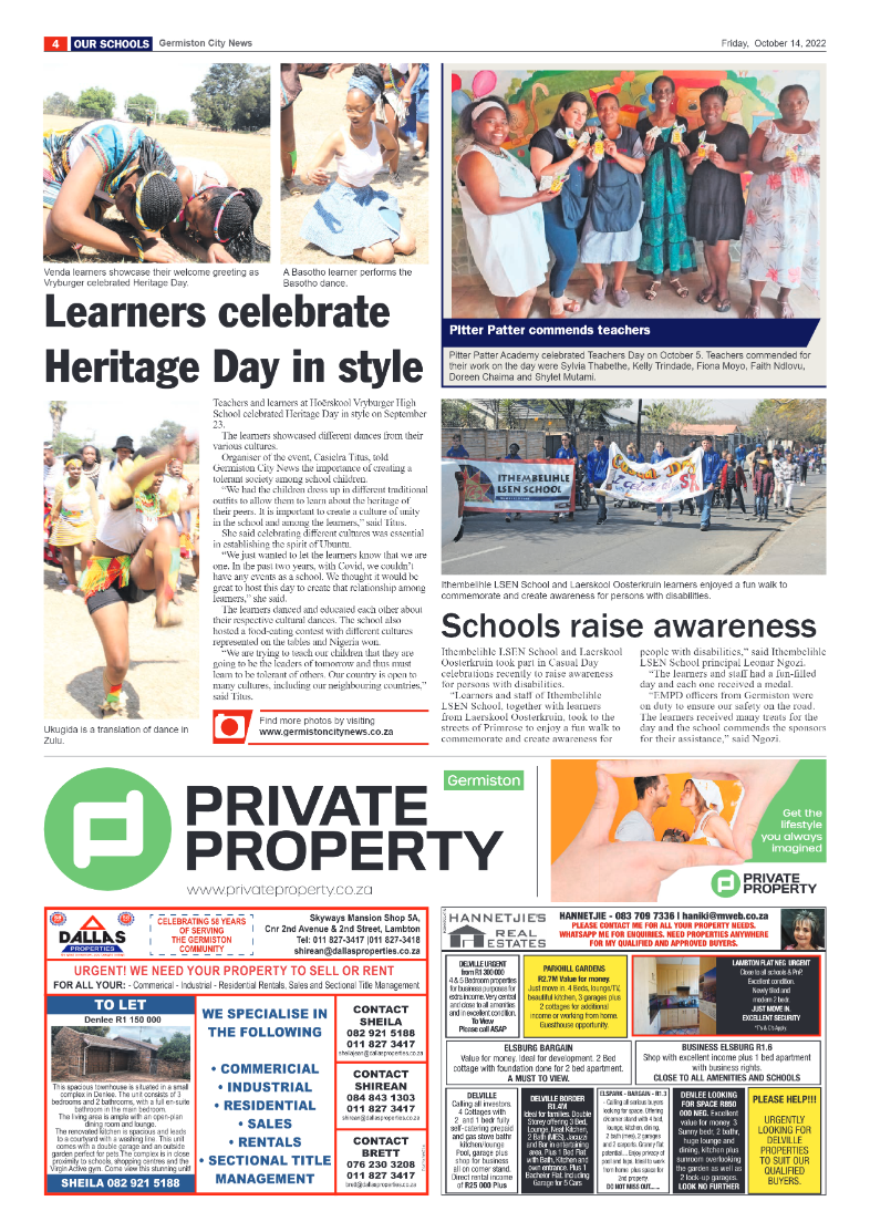 Germiston City News 14 October 2022 page 4