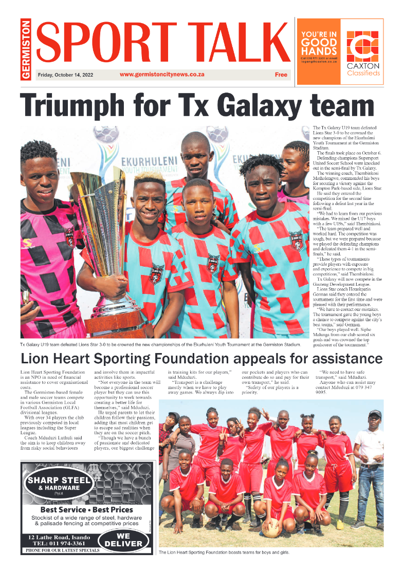 Germiston City News 14 October 2022 page 8