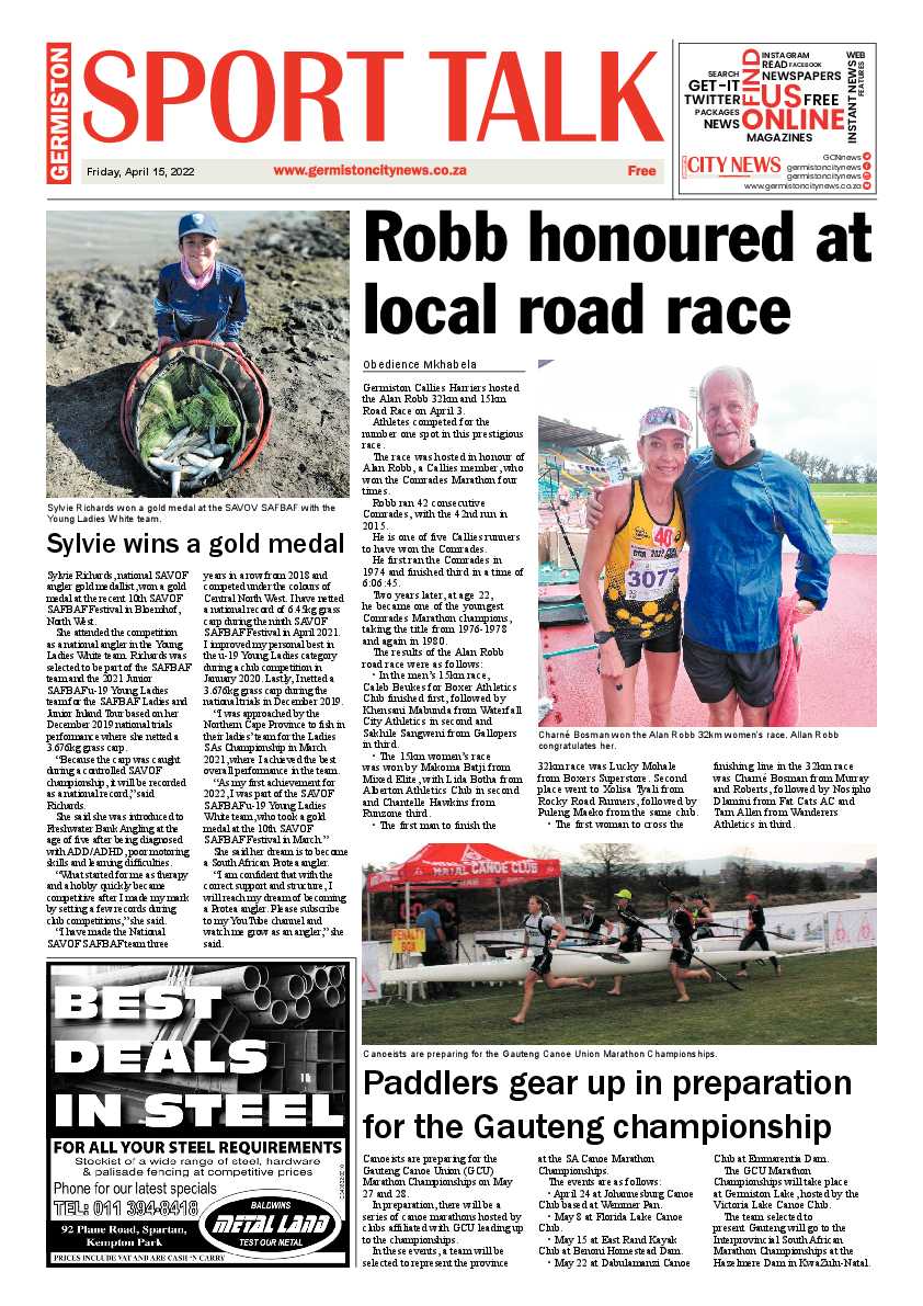 Germiston City News 15 April 2022 page 14