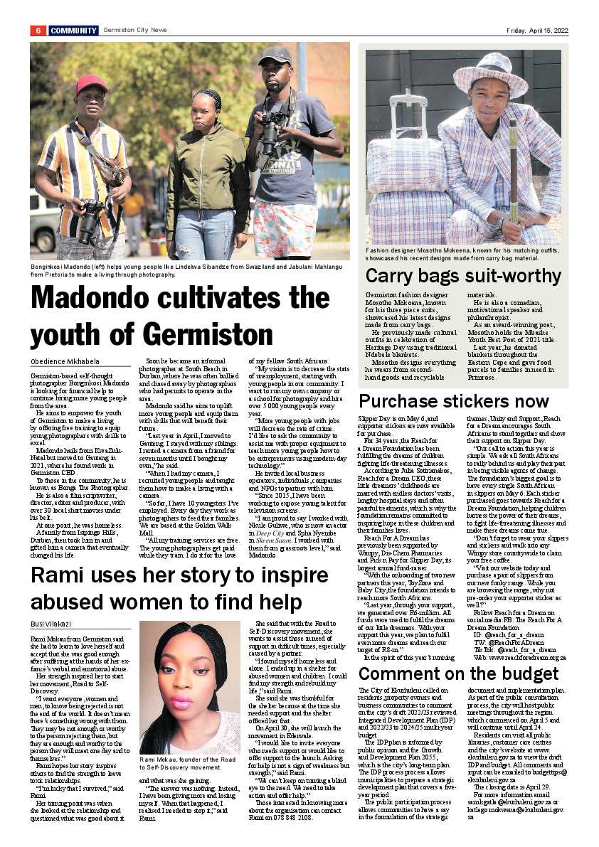 Germiston City News 15 April 2022 page 8