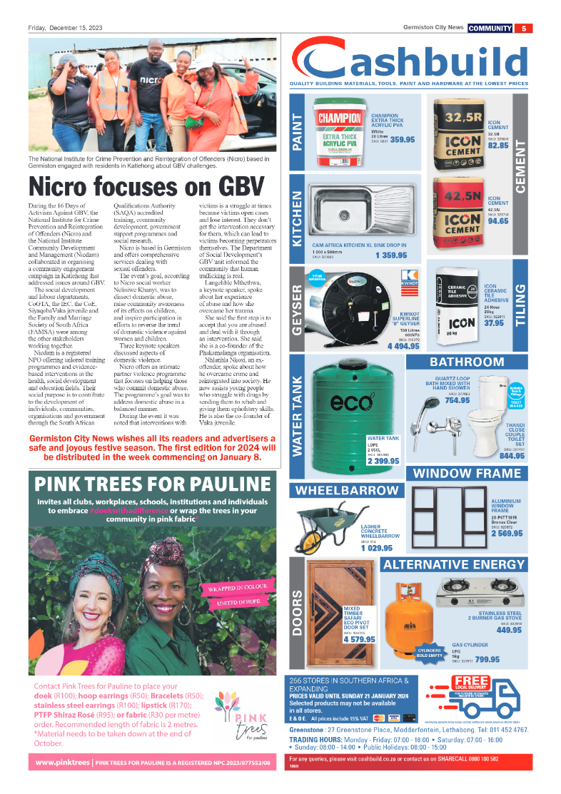 Germiston City News 15 December 2023 page 5