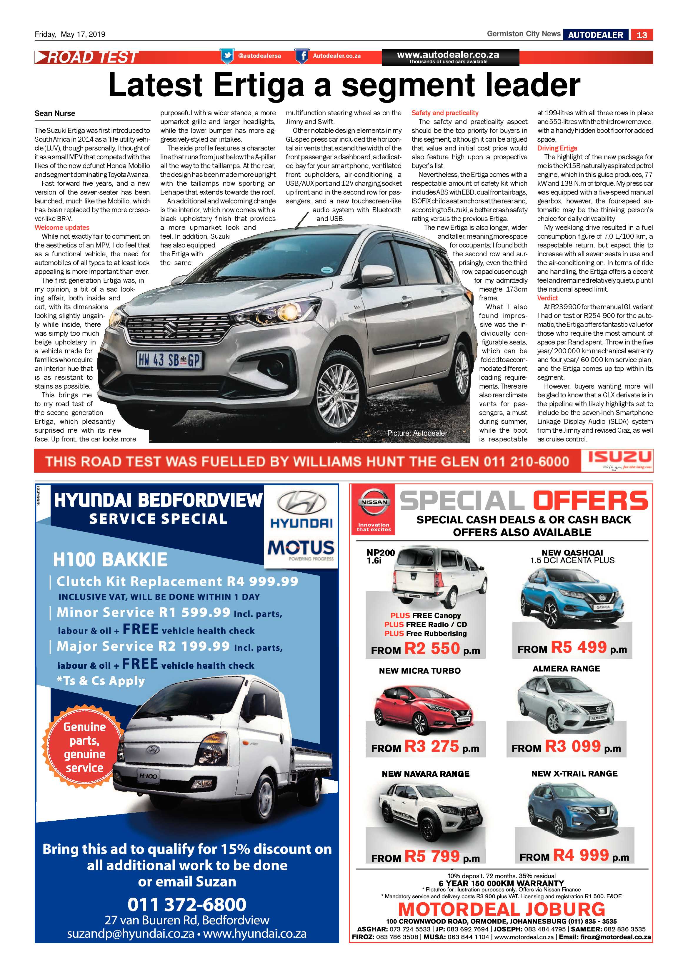 Germiston City News 15 May 2019 page 13