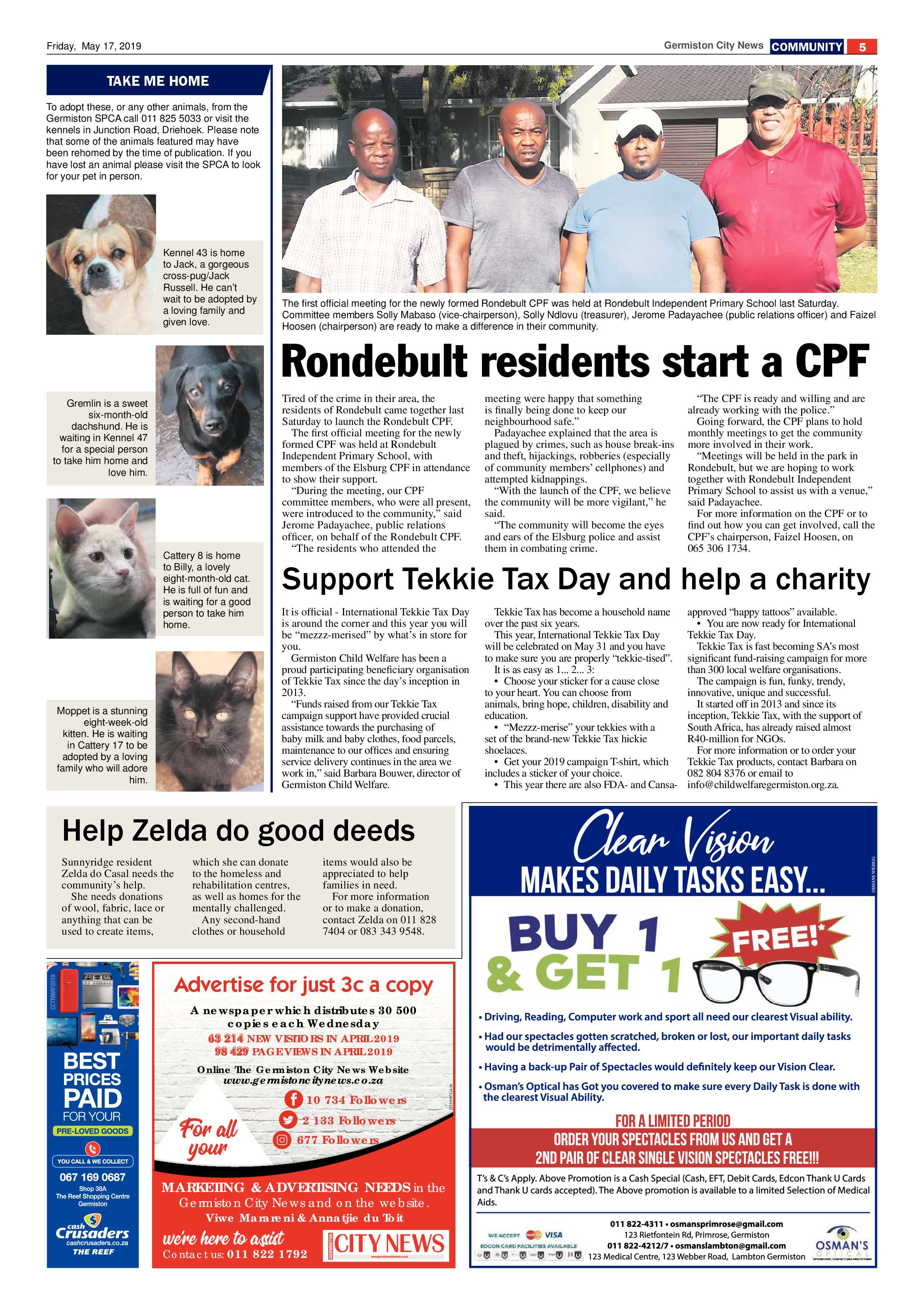 Germiston City News 15 May 2019 page 5