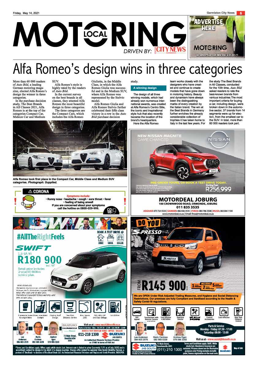 Germiston City News 14 May 2021 page 5