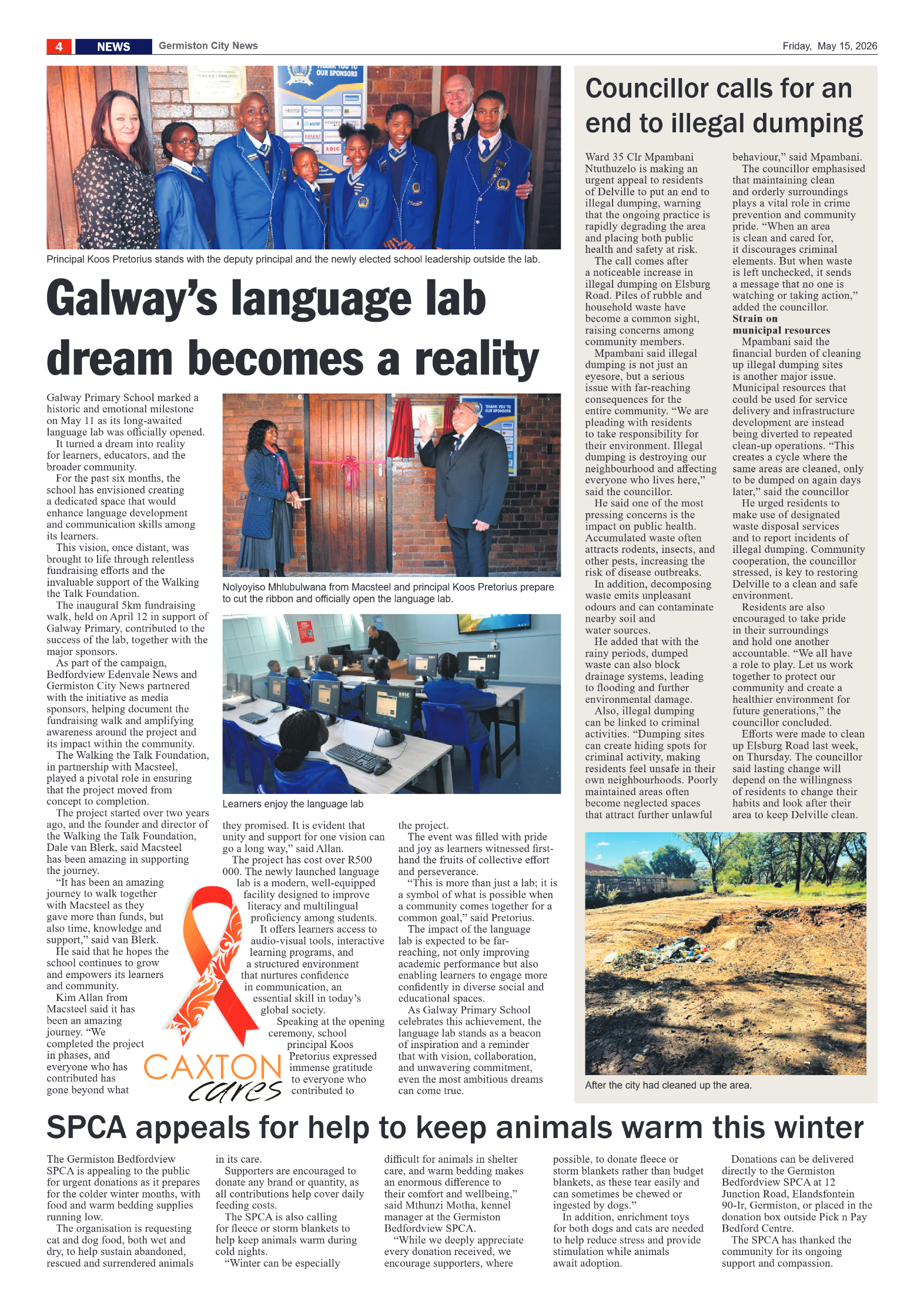 Germiston City News 15 May 2026 page 4