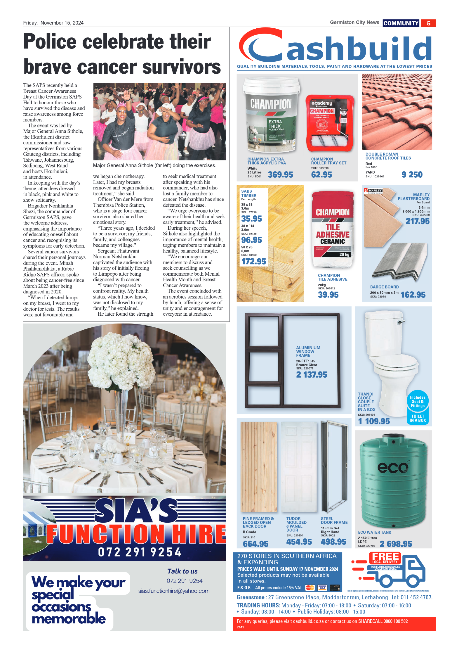 Germiston City News 15 November 2024 page 5