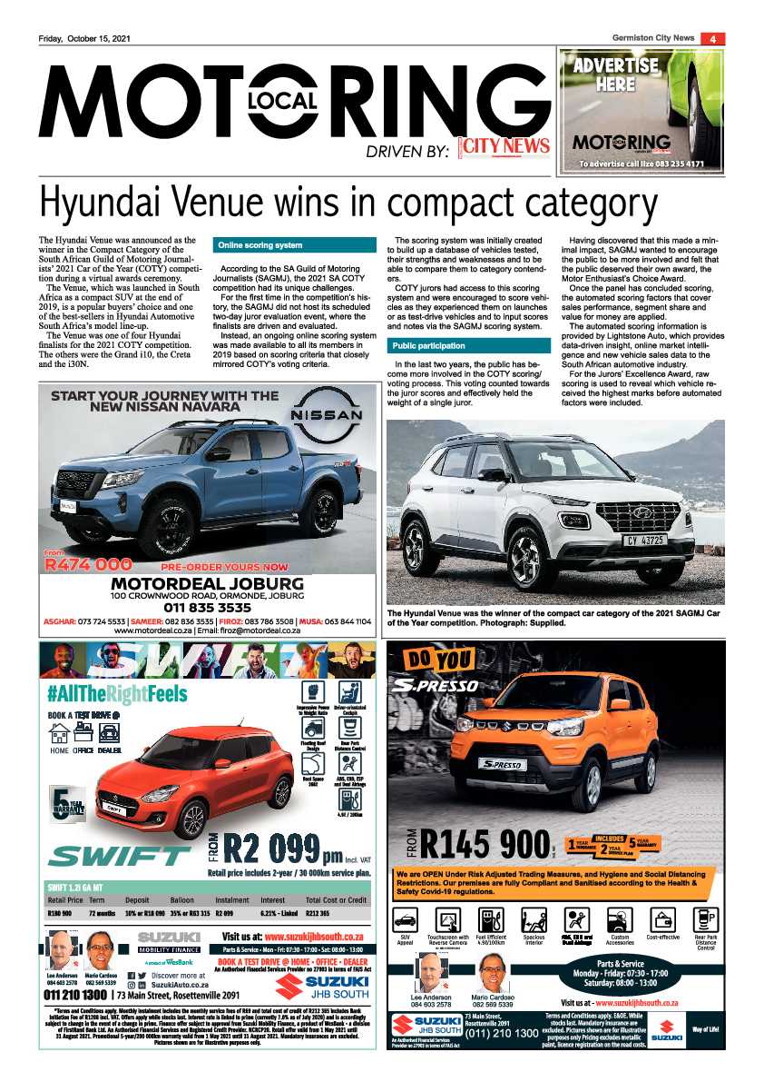 Germiston City News 15 October 2021 page 4