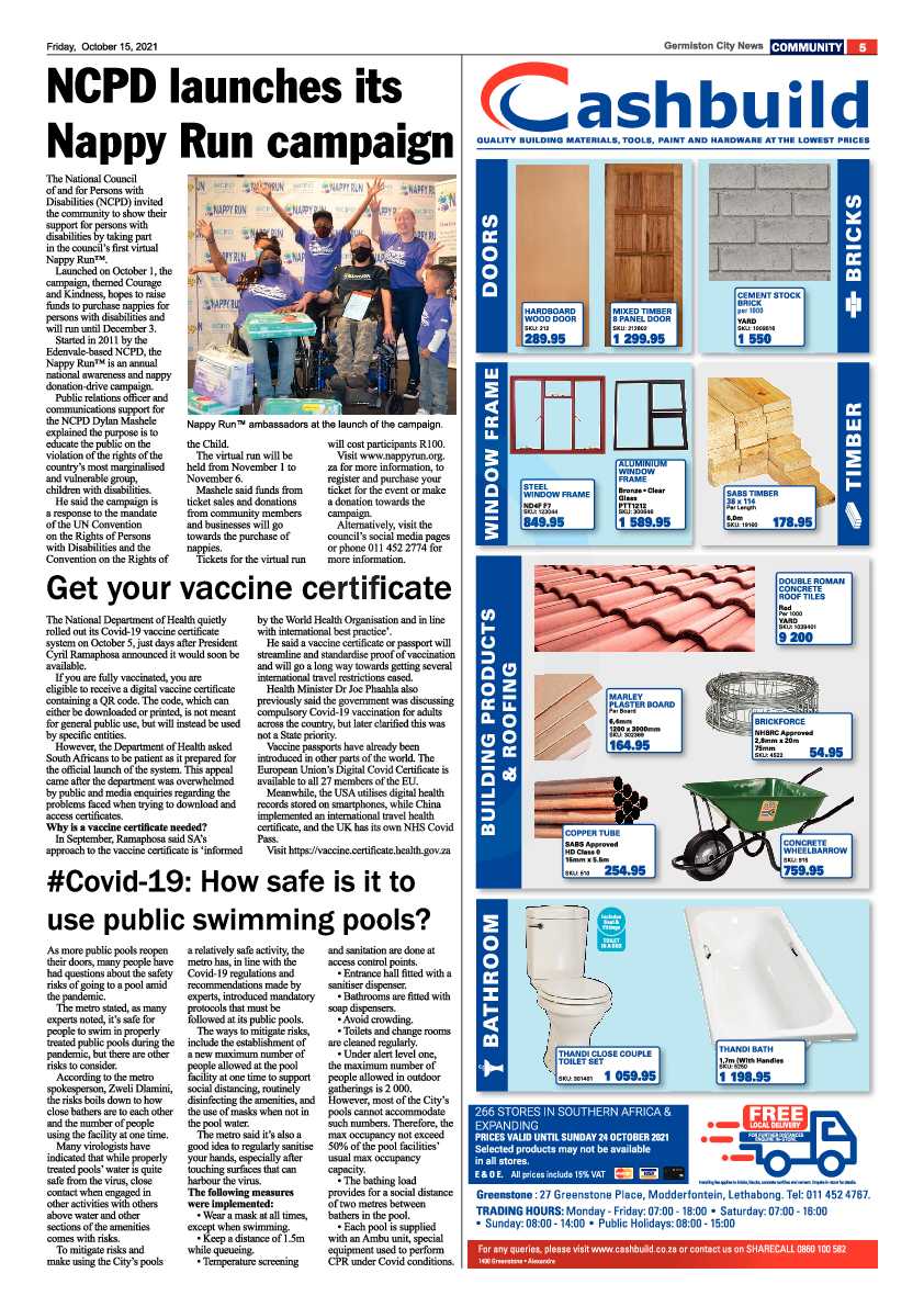 Germiston City News 15 October 2021 page 5