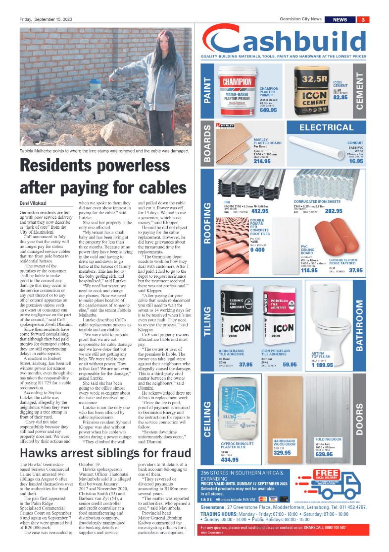 Germiston City News 15 September 2023 page 3