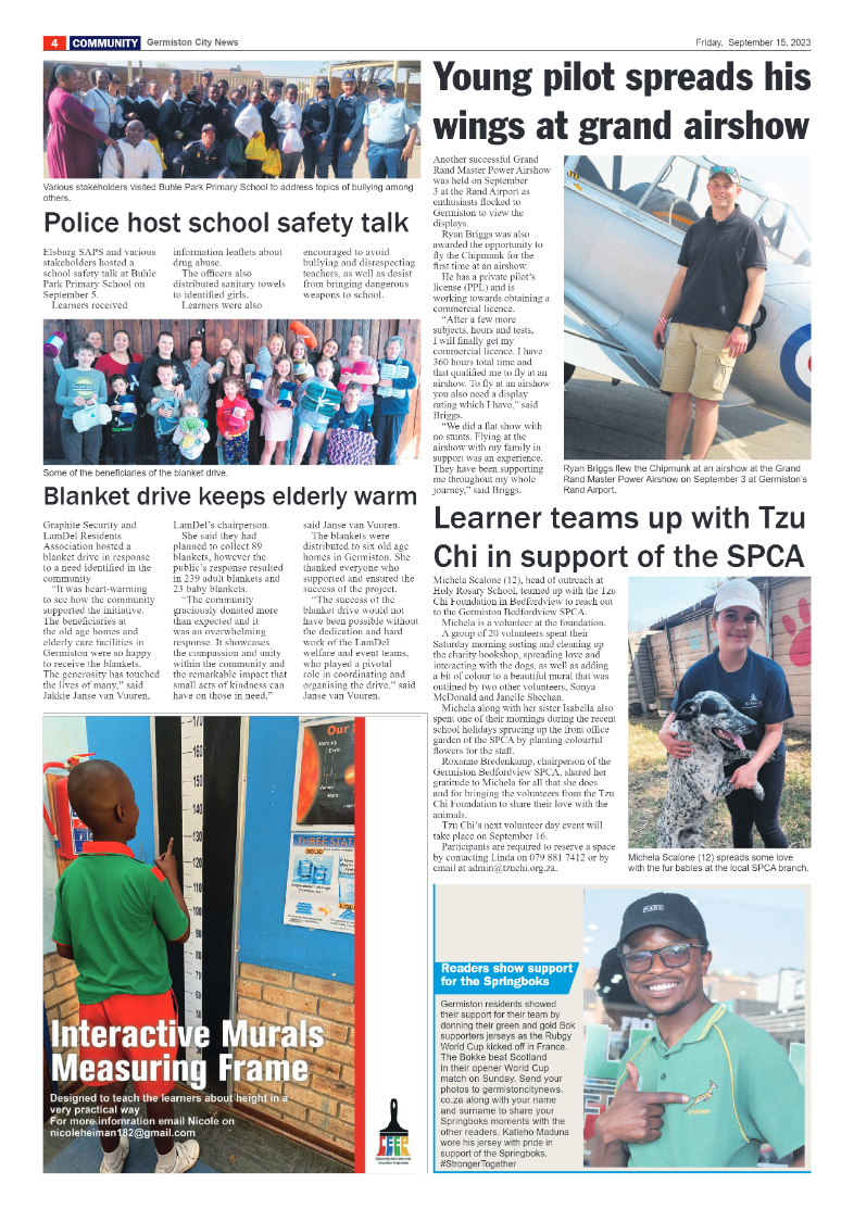 Germiston City News 15 September 2023 page 4