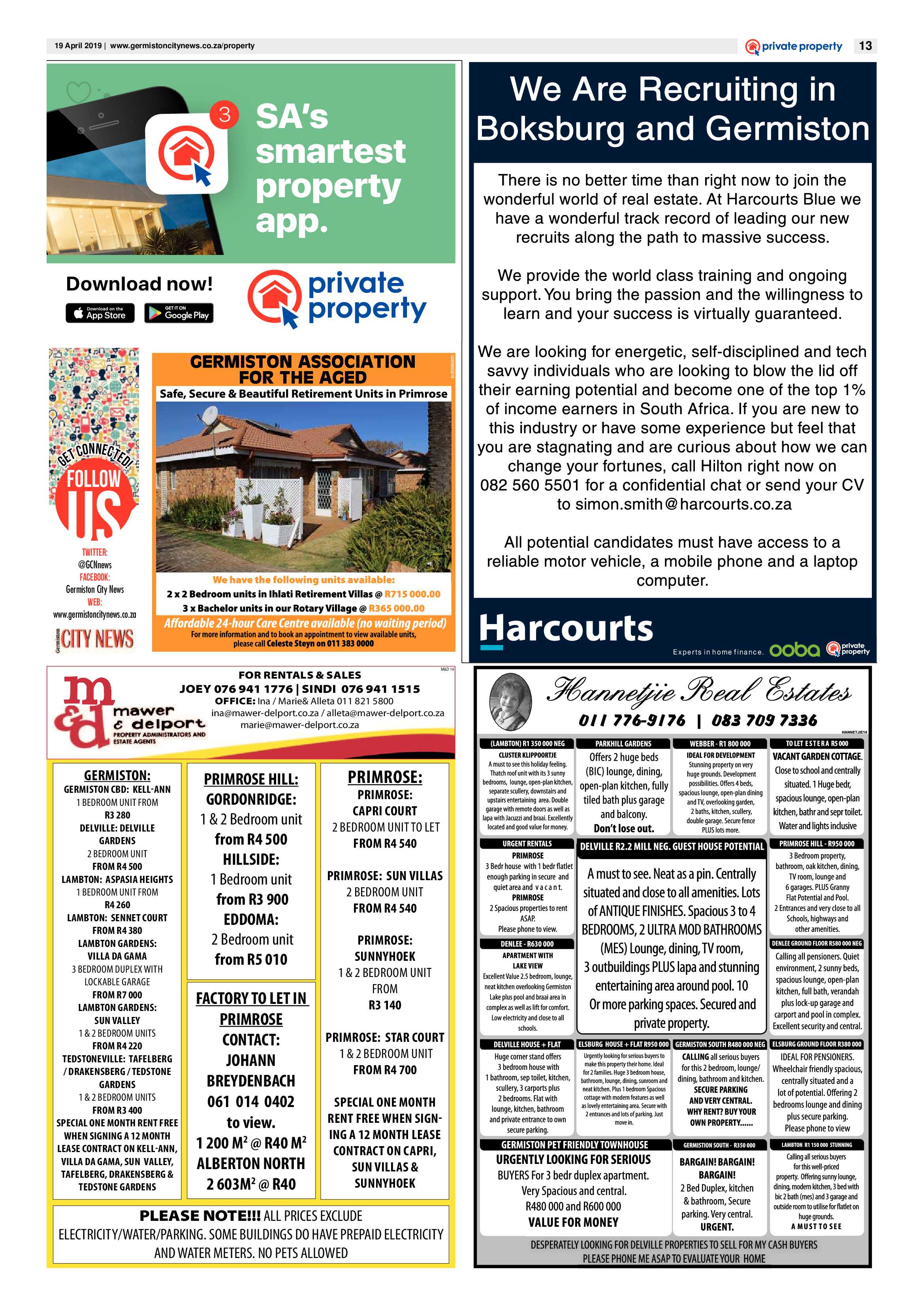 Germiston City News 16 April 2019 page 13