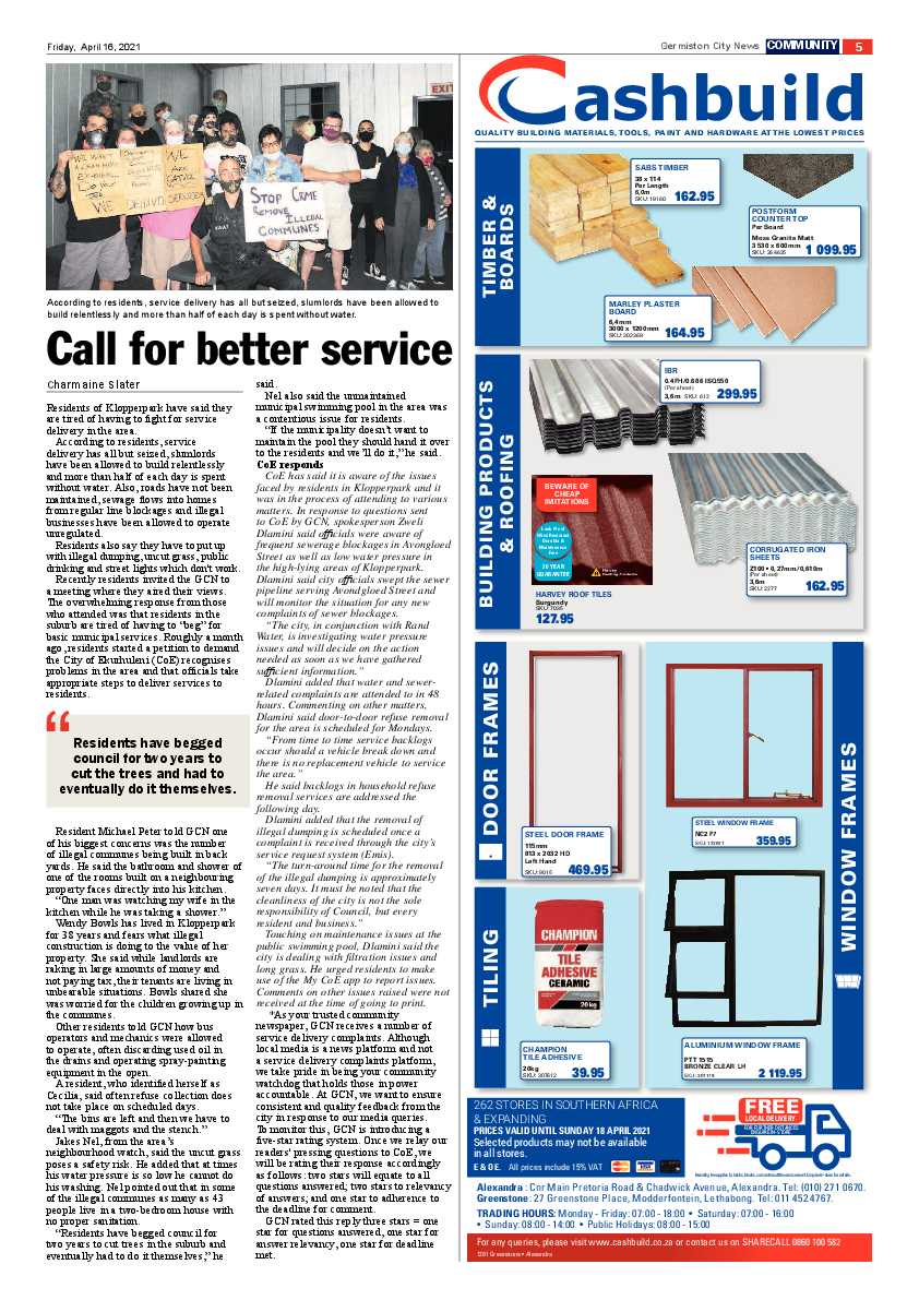 Germiston City News 16 April 2021 page 5