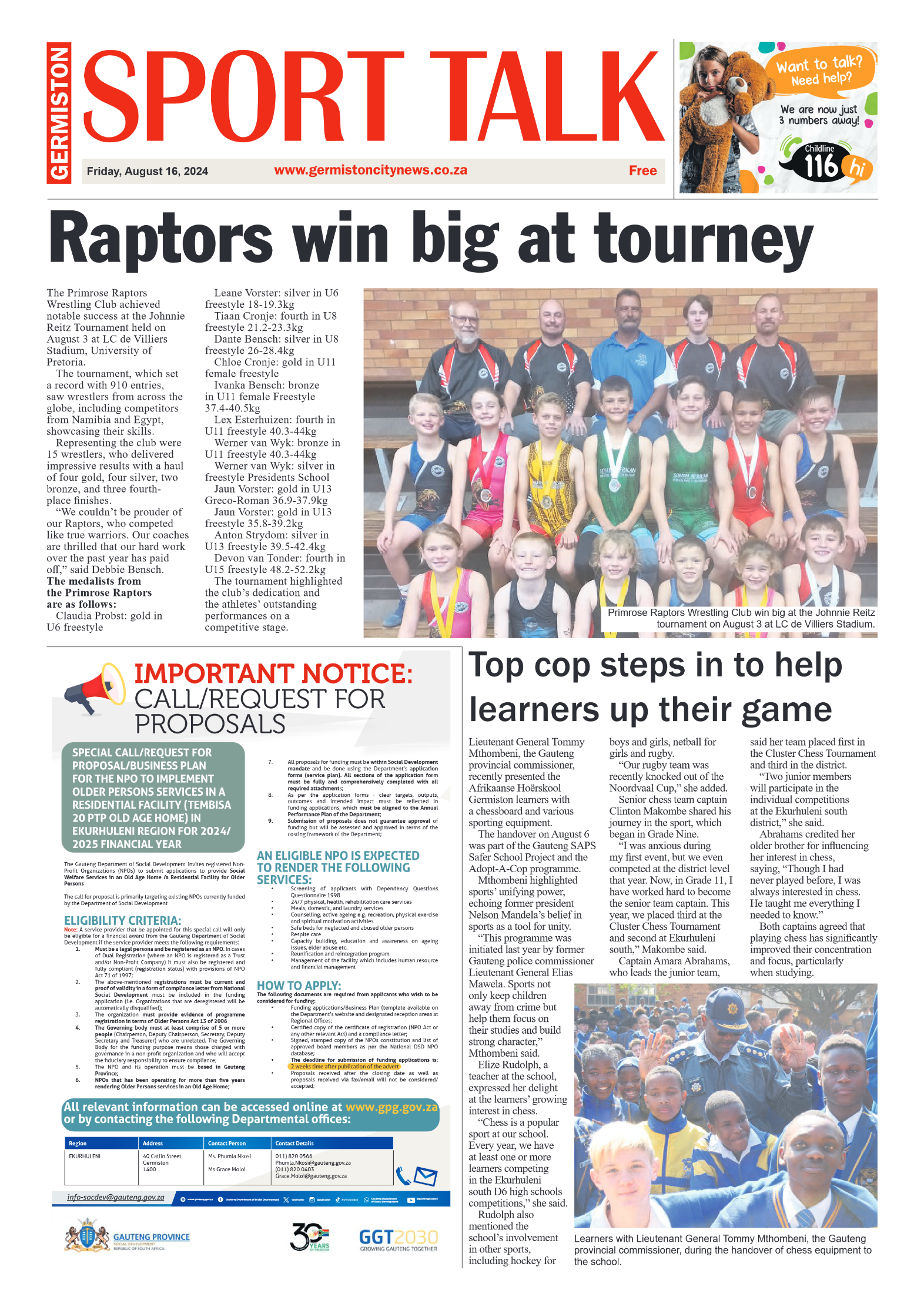 Germiston City News 16 Aug 2024 page 8