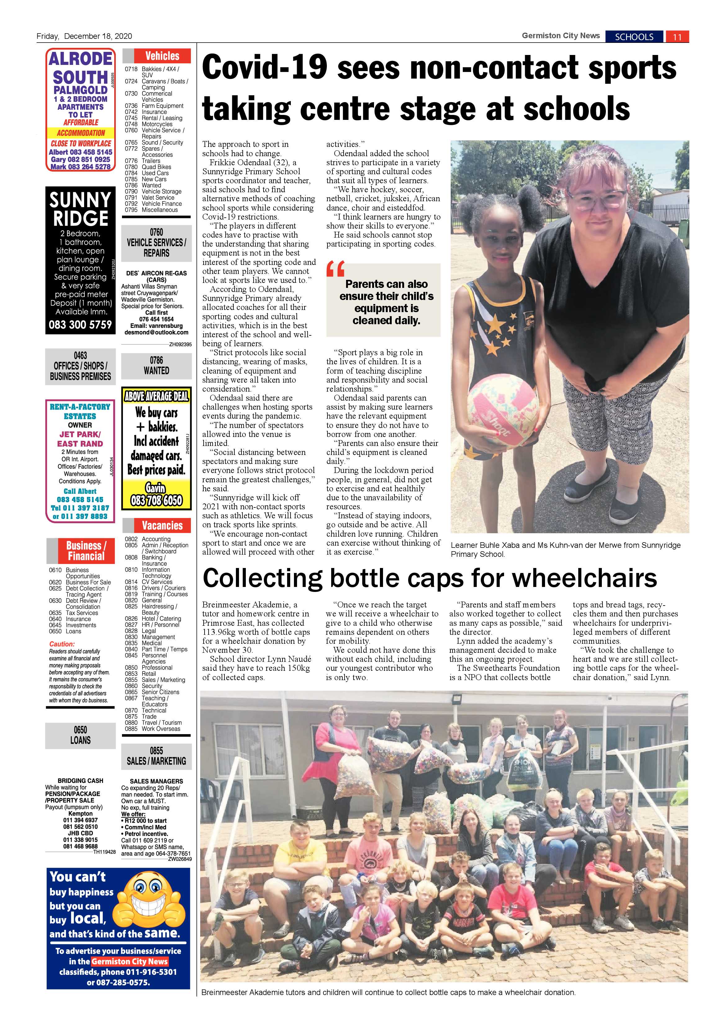 Germiston City News 16 December 2020 page 11