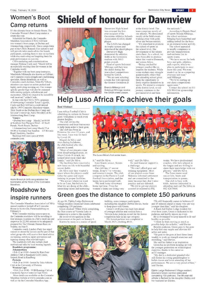 Germiston City News 16 February 2024 page 7
