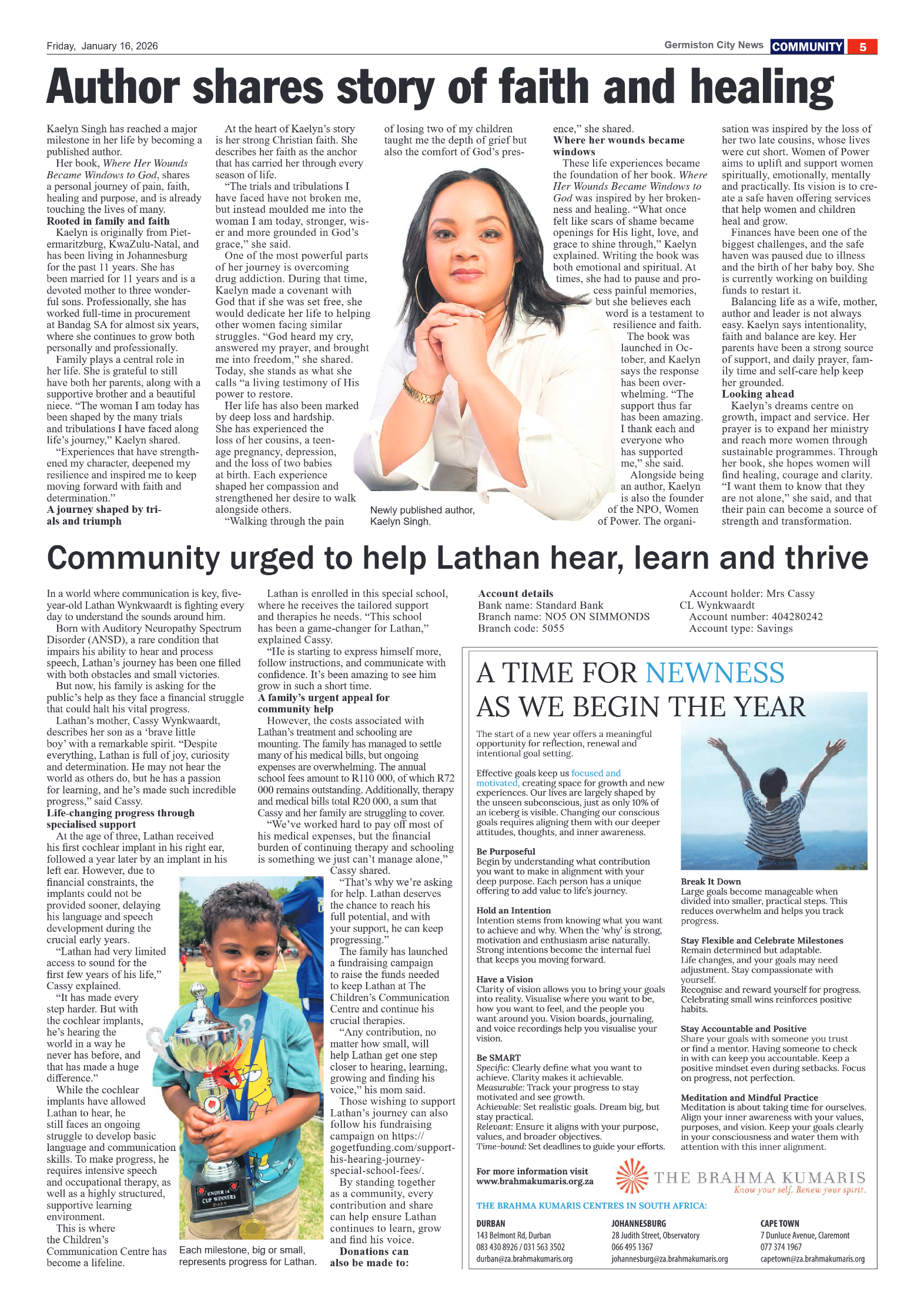 Germiston City News 16 January 2026 page 5