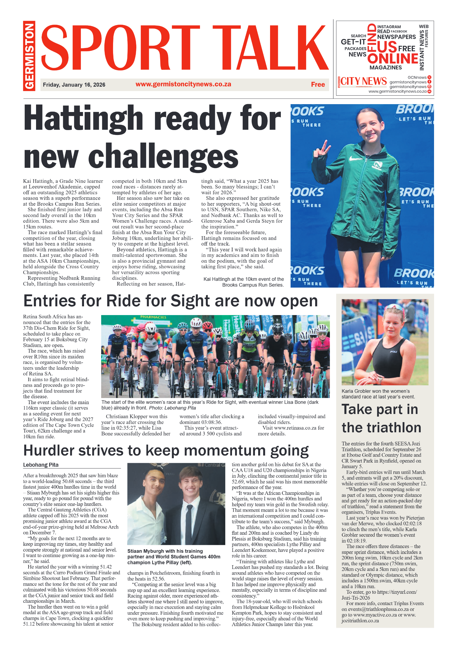 Germiston City News 16 January 2026 page 8