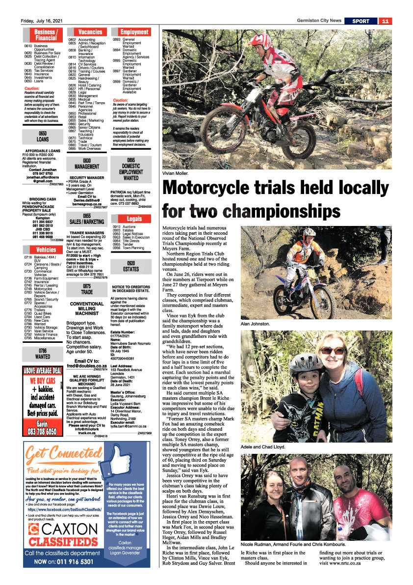 Germiston City News 16 July 2021 page 11