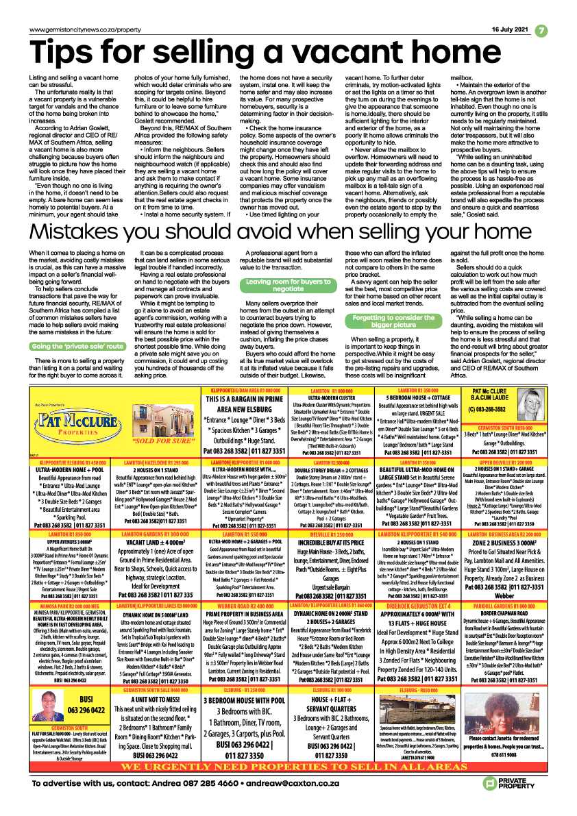 Germiston City News 16 July 2021 page 7