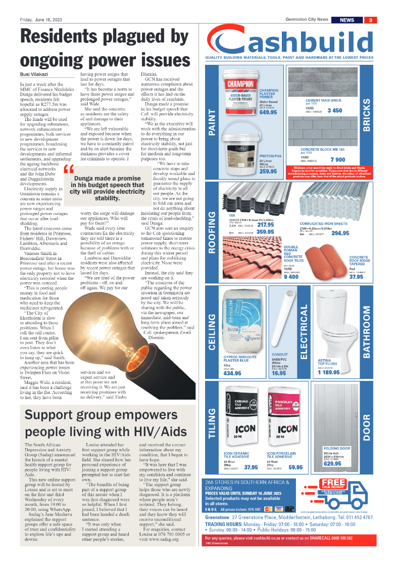 Germiston City News 16 June 2023 page 3