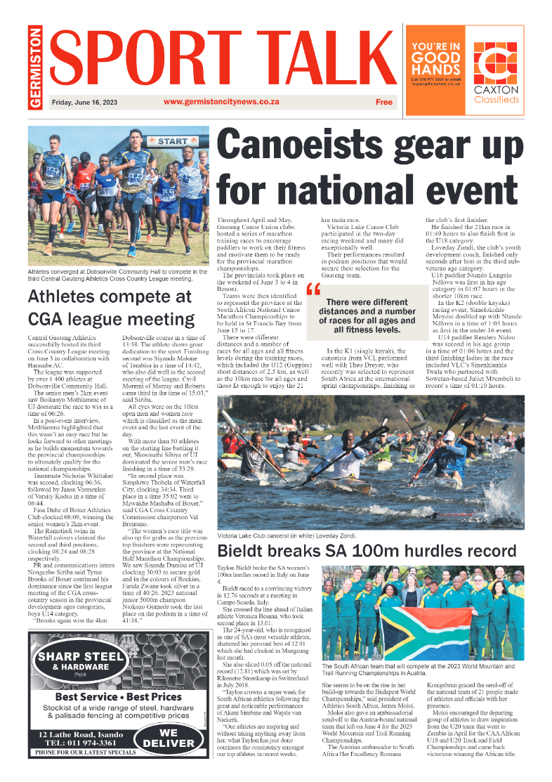 Germiston City News 16 June 2023 page 8