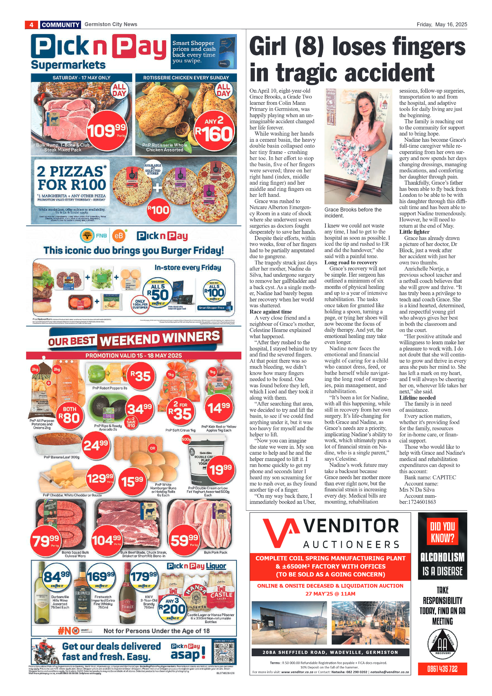 Germiston City News 16 May 2025 page 4