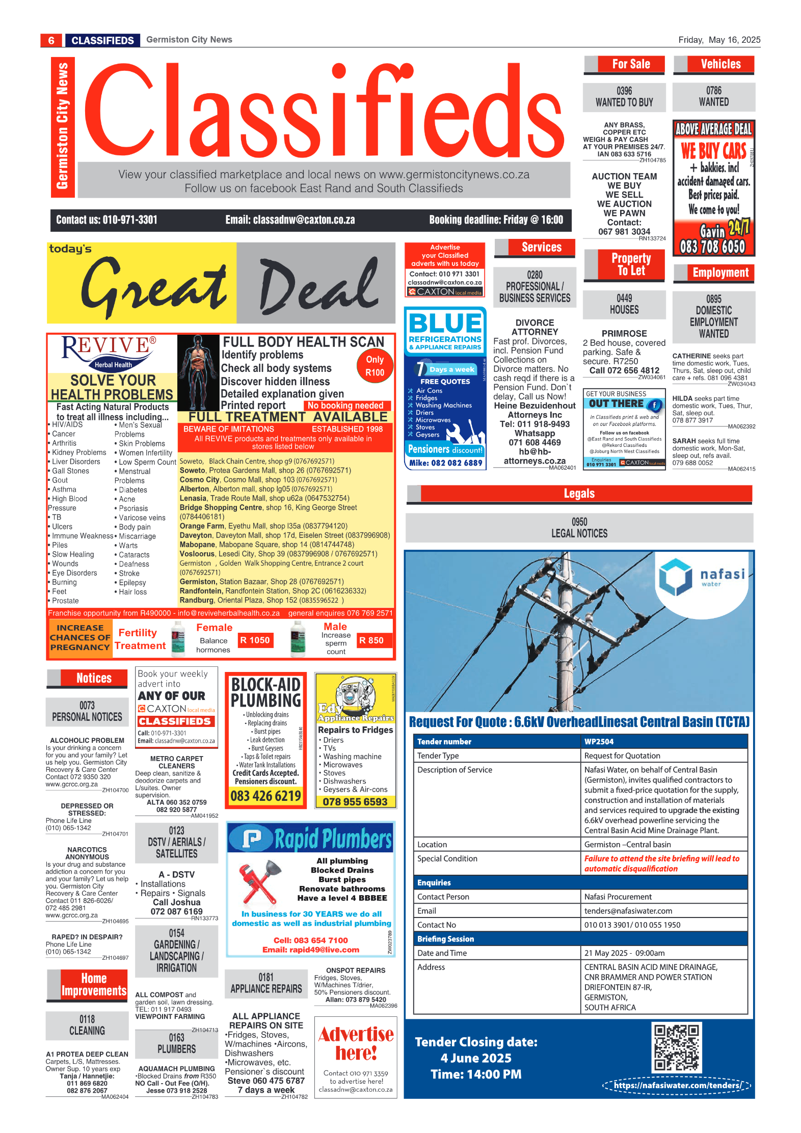 Germiston City News 16 May 2025 page 6