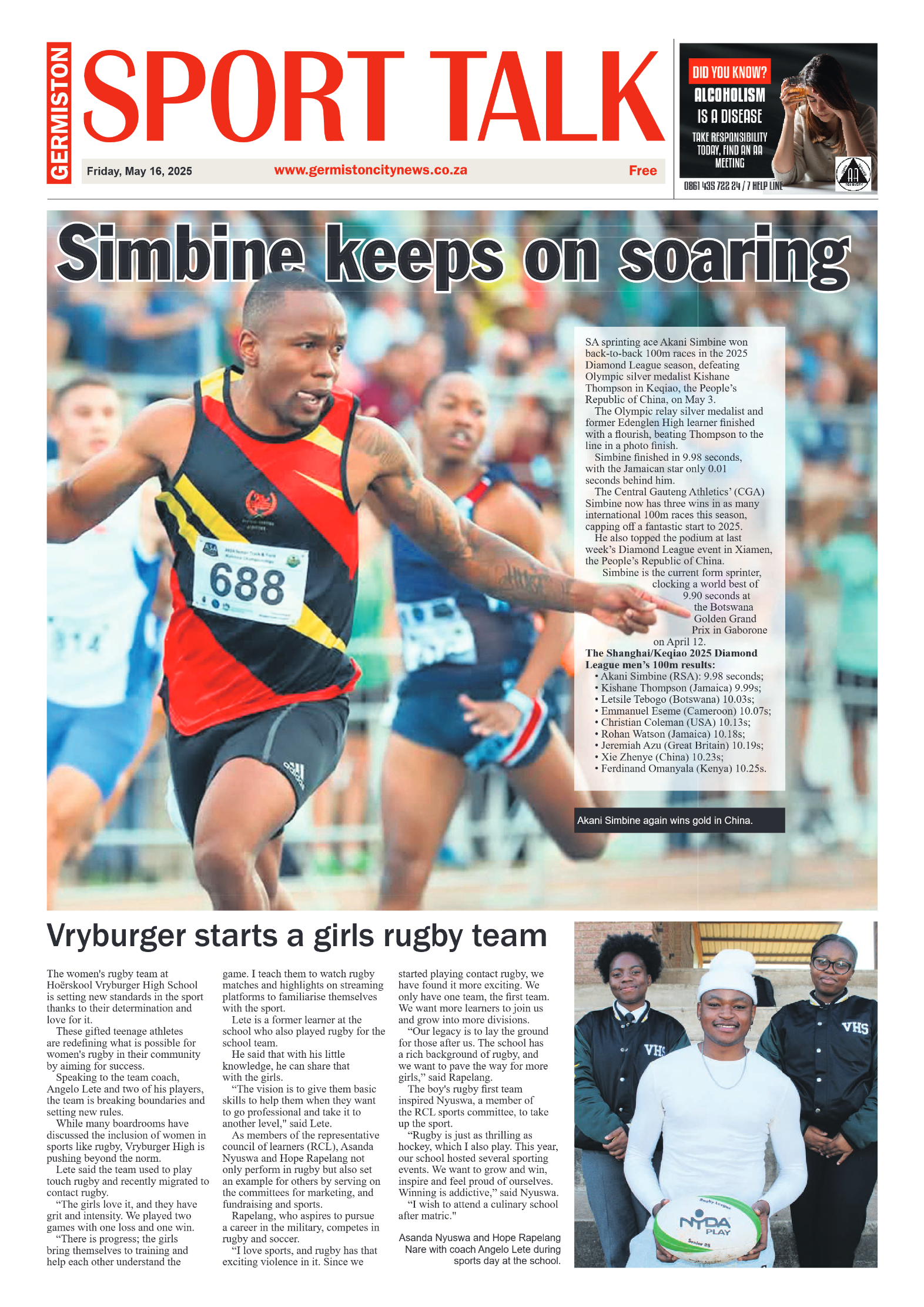 Germiston City News 16 May 2025 page 8