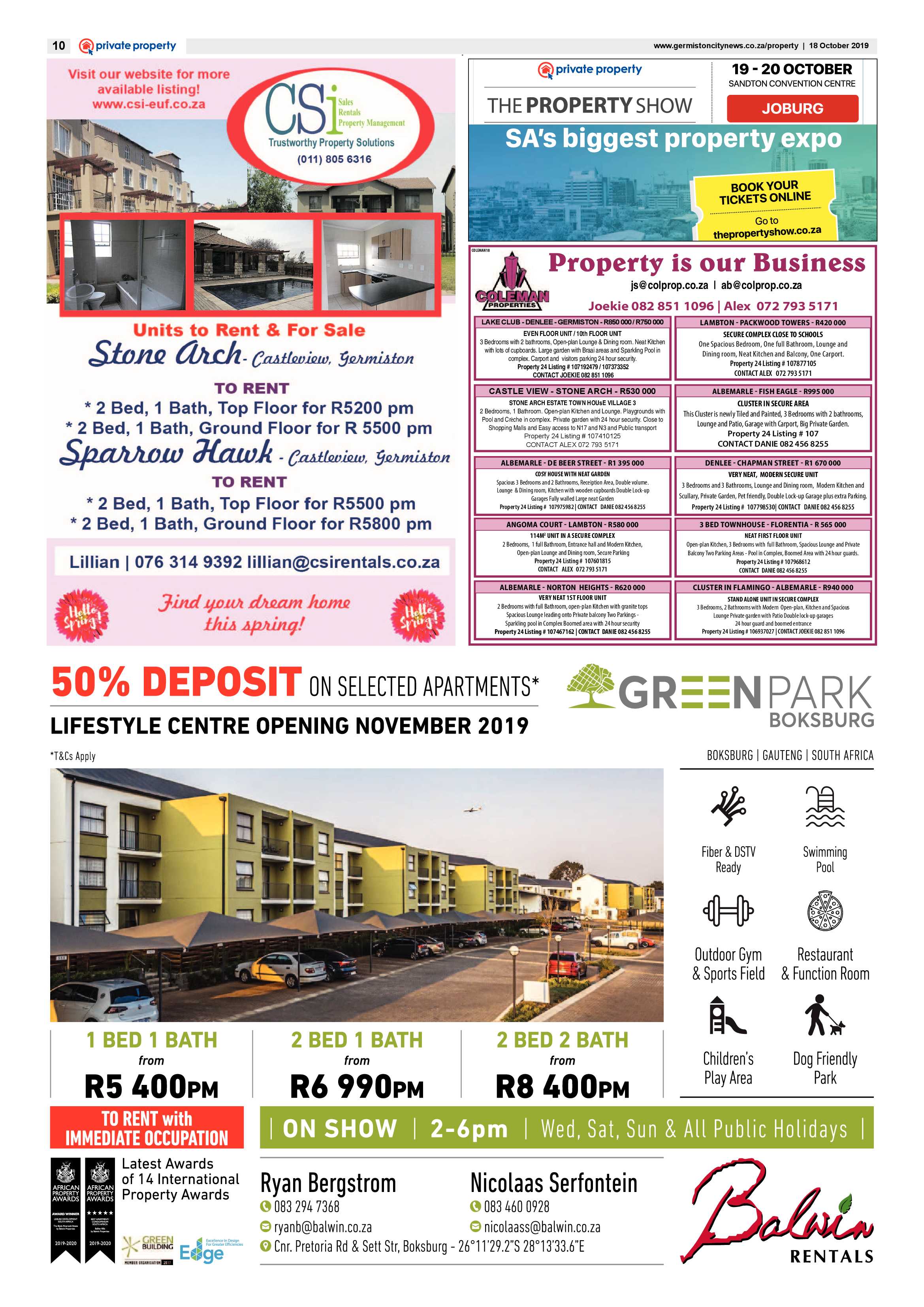 Germiston City News 16 October 2019 page 10