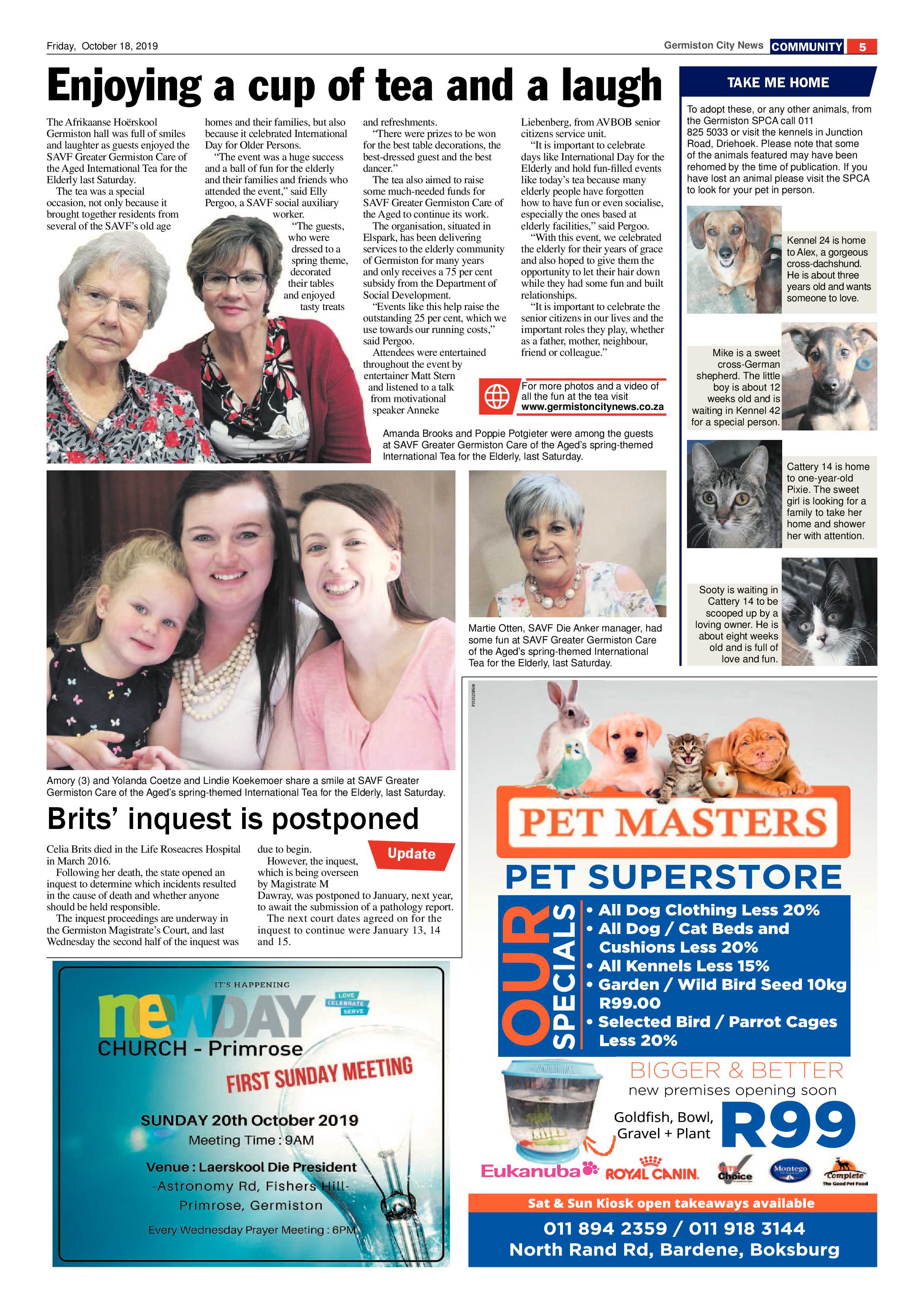 Germiston City News 16 October 2019 page 5