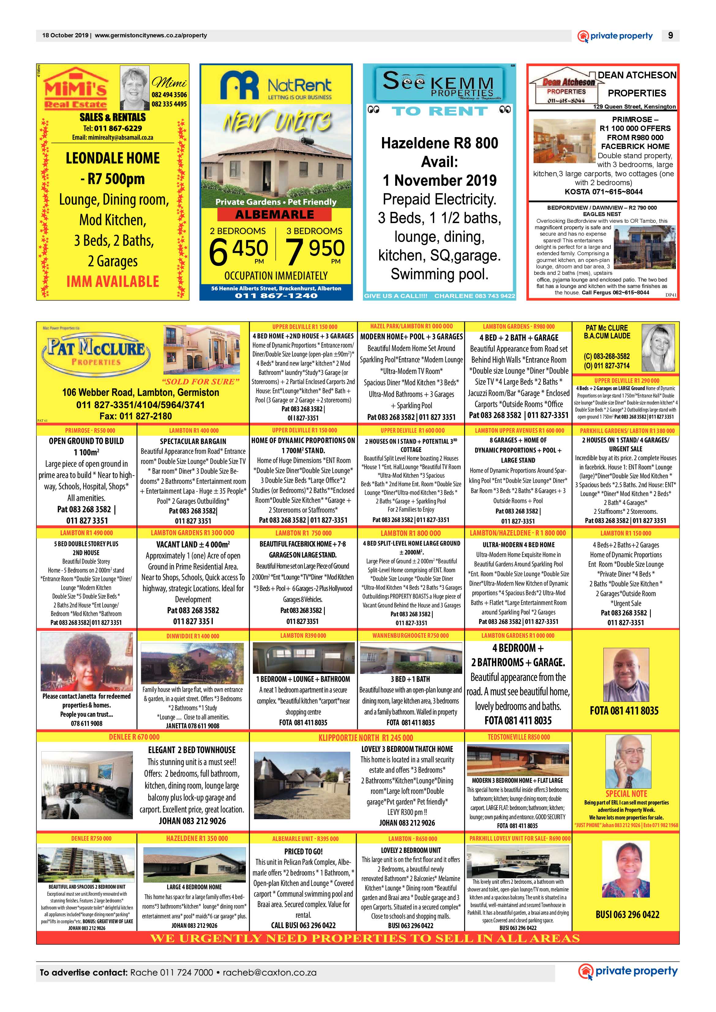 Germiston City News 16 October 2019 page 9