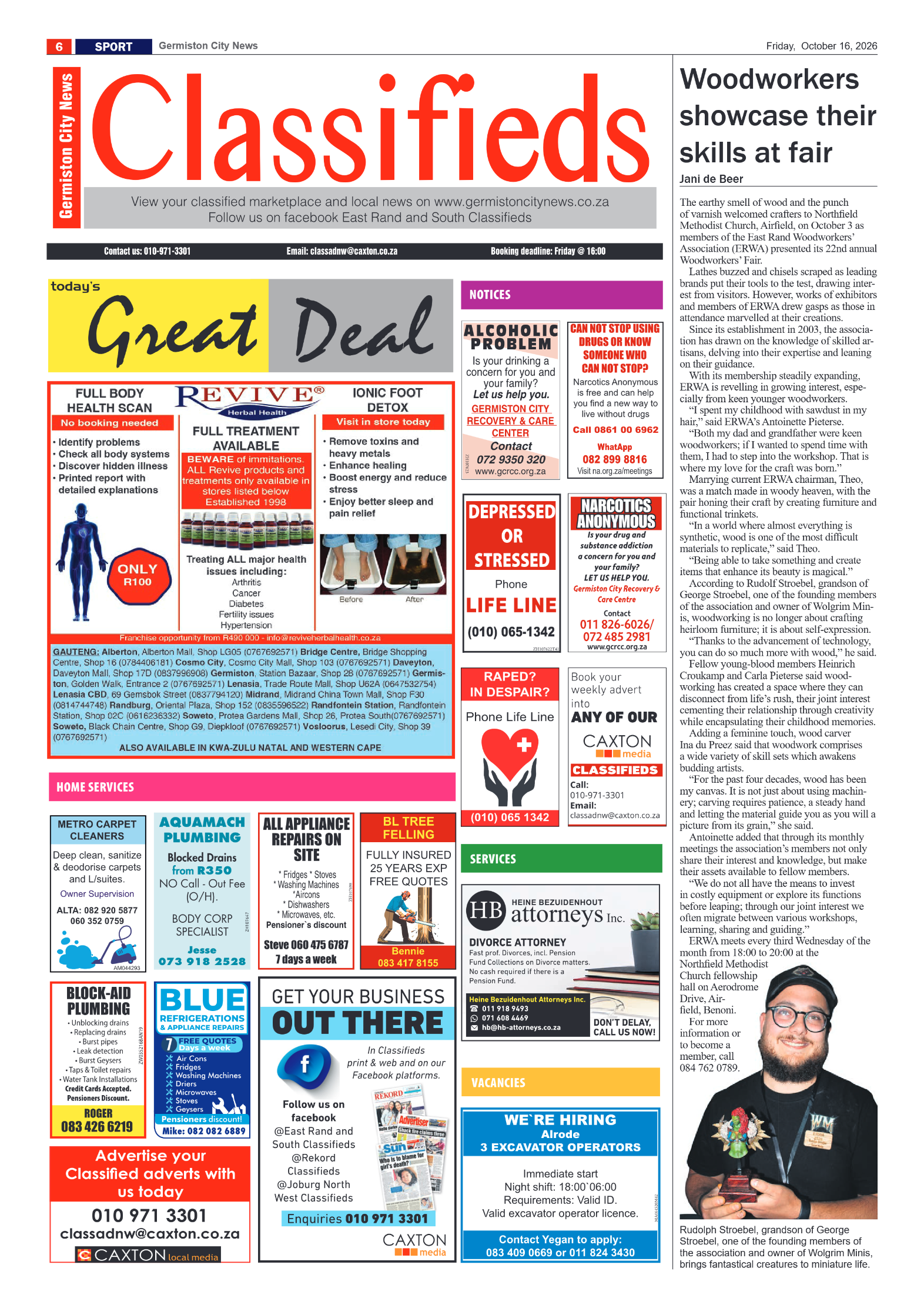 Germiston City News 16 October 2026 page 6